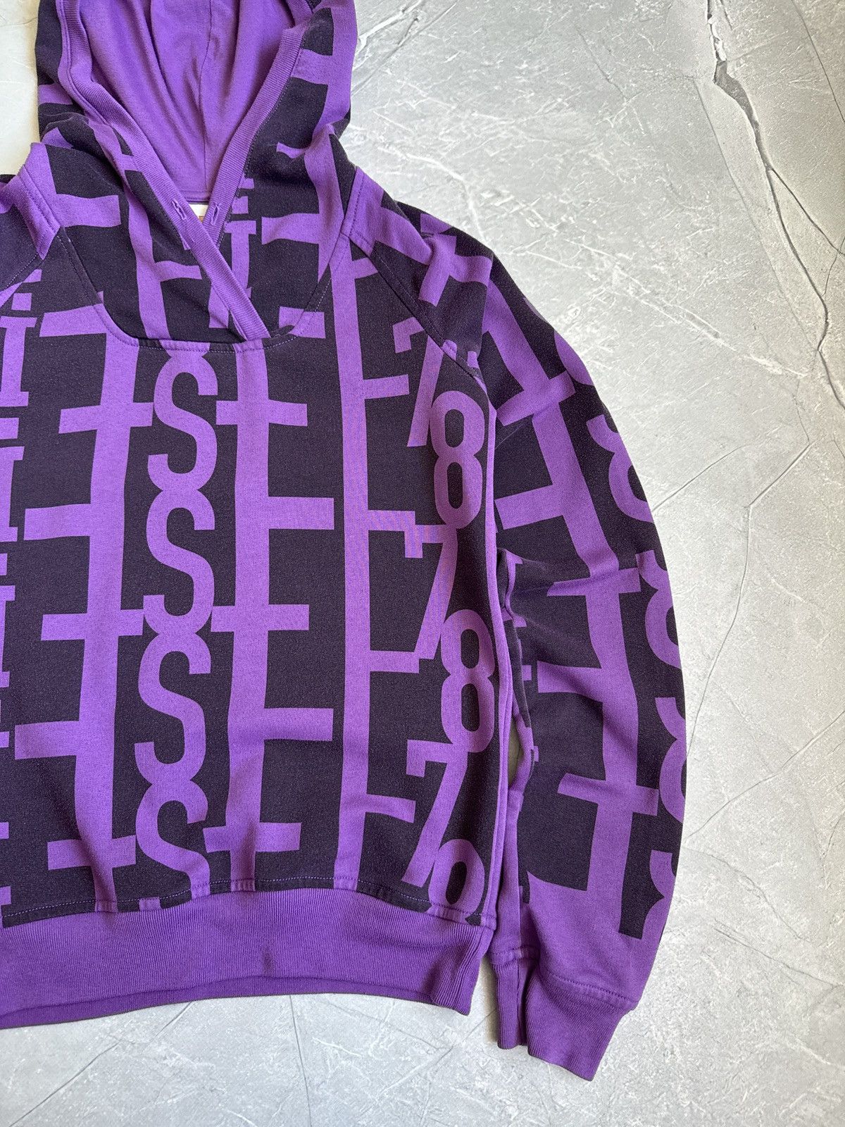 Diesel Vintage 00s Diesel Monogram Spellout avant garde Hoodie y2k Size US L / EU 52-54 / 3 - 7 Thumbnail