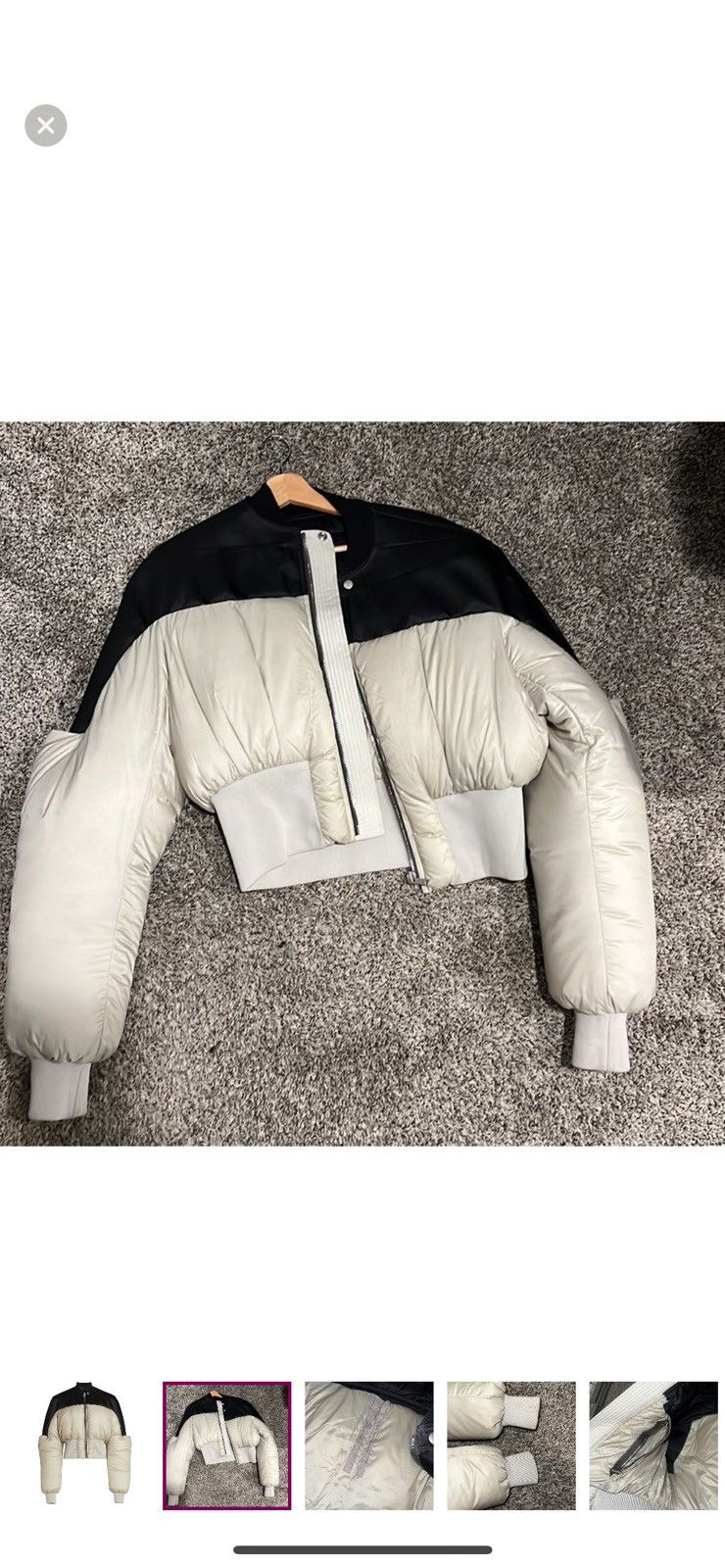 Rick Owens Rick owens colorblock puffer coat Size S / US 4 / IT 40 - 1 Thumbnail