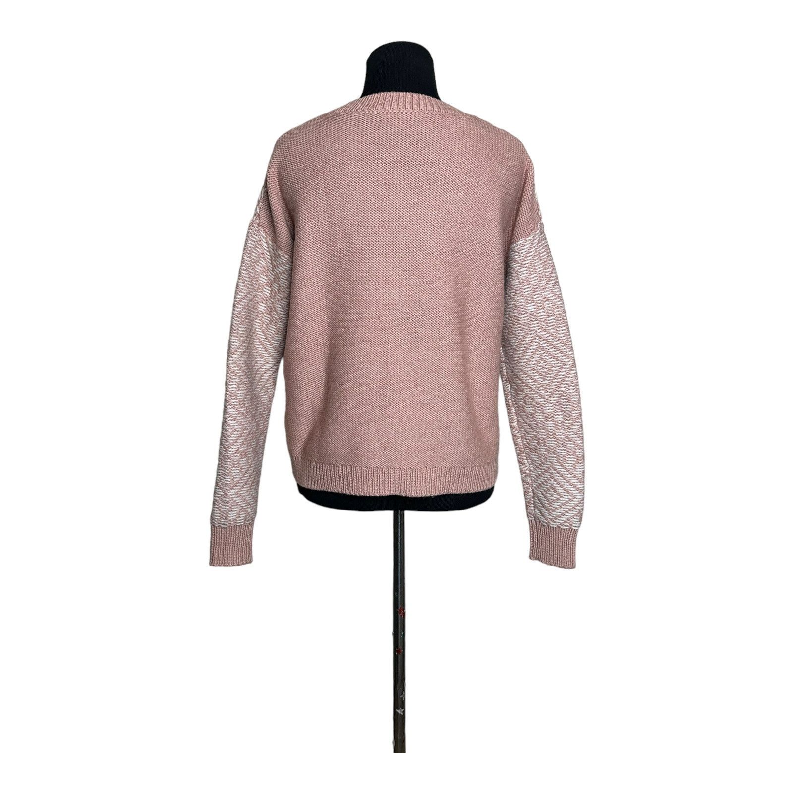 Madewell Madewell Blush Argyle Southwest Pullover Sweater Size XXS Size XXS / US 00 / IT 34 - 10 Thumbnail