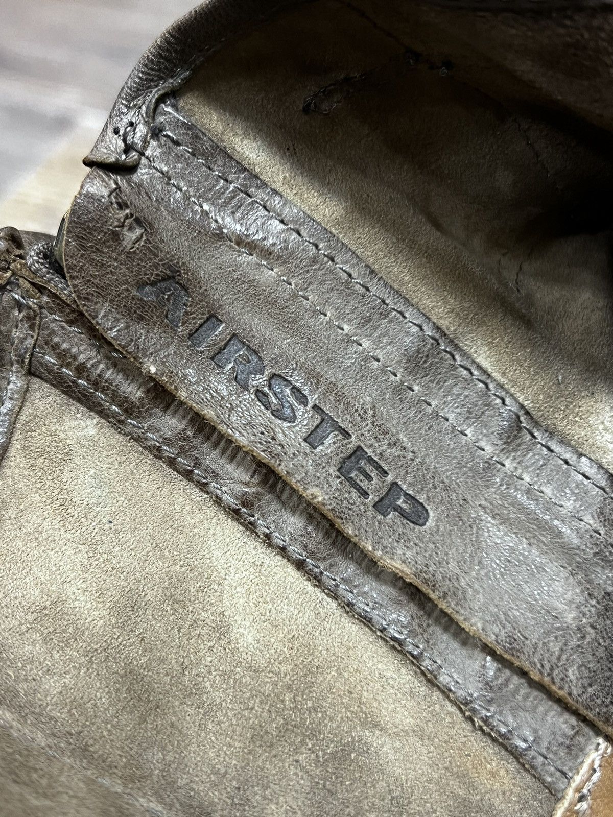 A.S.98 A.S.98. Airstep Grey Leather Biker Ankle Boots Size US 8 / IT 38 - 15 Thumbnail