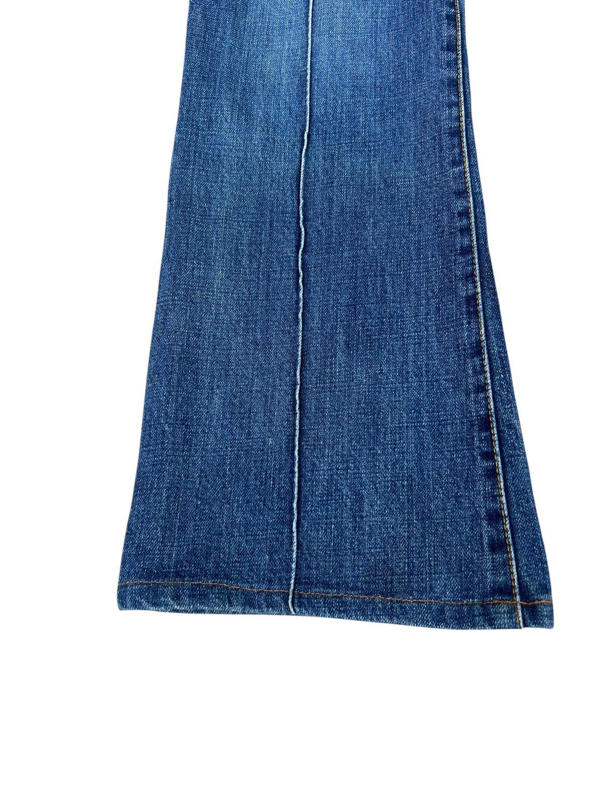 Japanese Brand Obelisk Japan Faded Denim Bootcut Jeans Size 32" / US 10 / IT 46 - 8 Thumbnail
