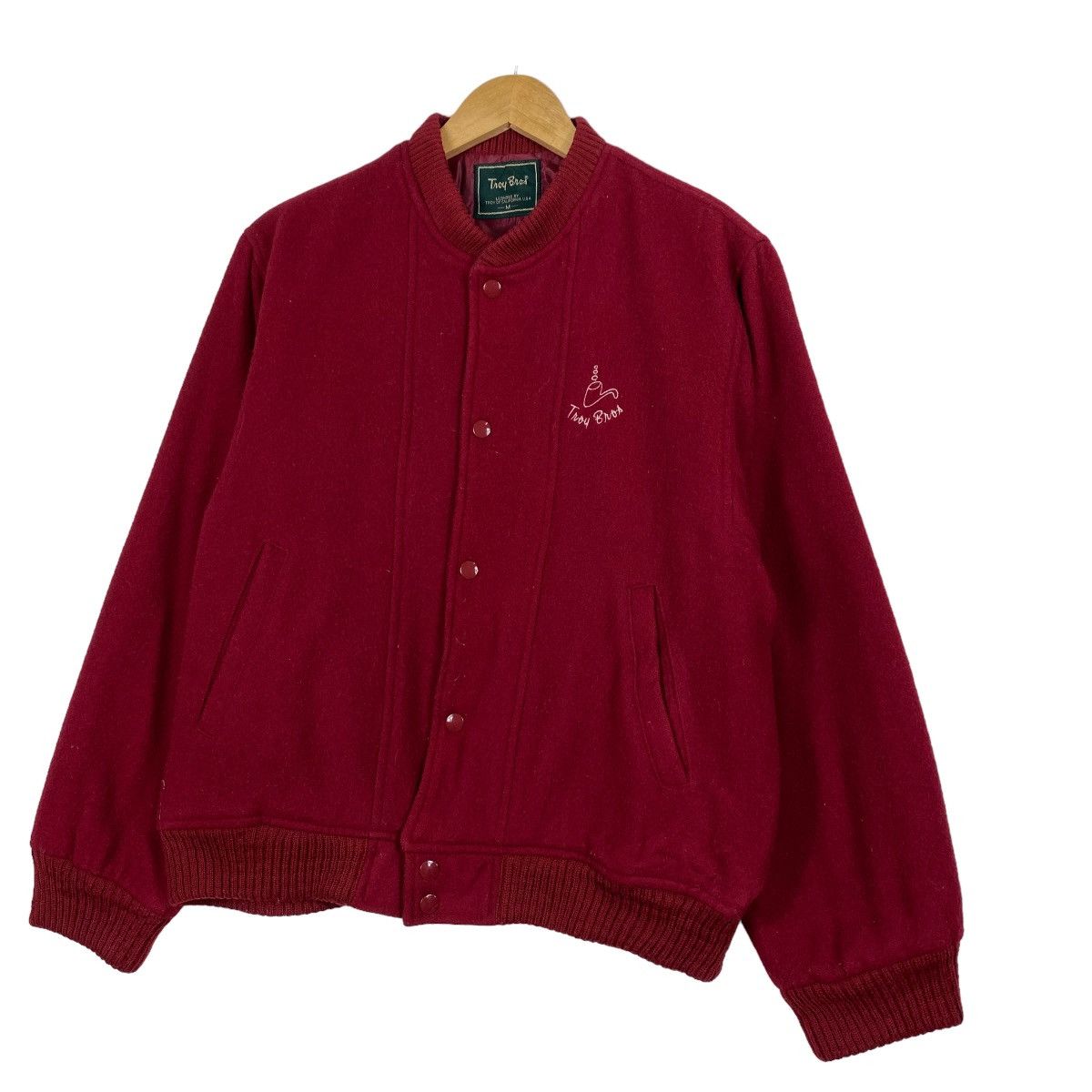 Japanese Brand Vintage 90s Troy Bros Bomber Jacket Size US L / EU 52-54 / 3 - 2 Thumbnail