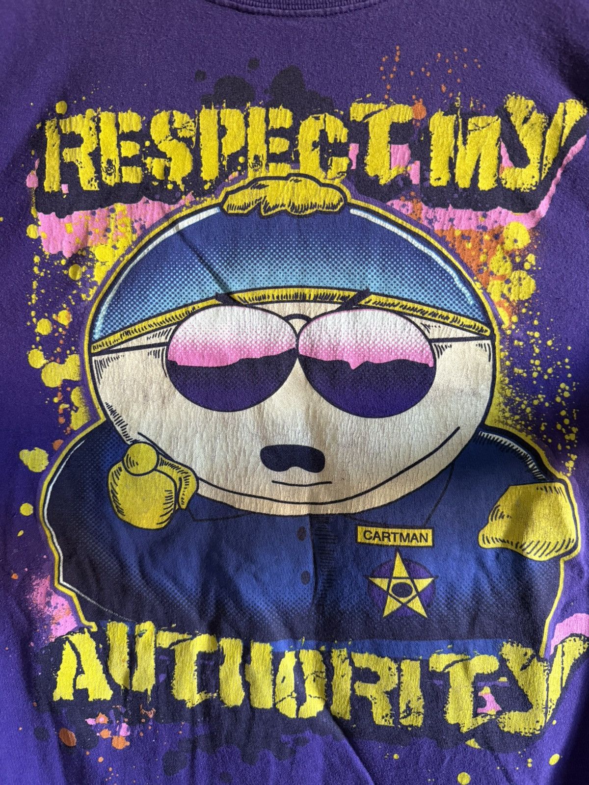 Vintage South Park Sheriff Cartman Vintage Tee Size US XL / EU 56 / 4 - 3 Thumbnail