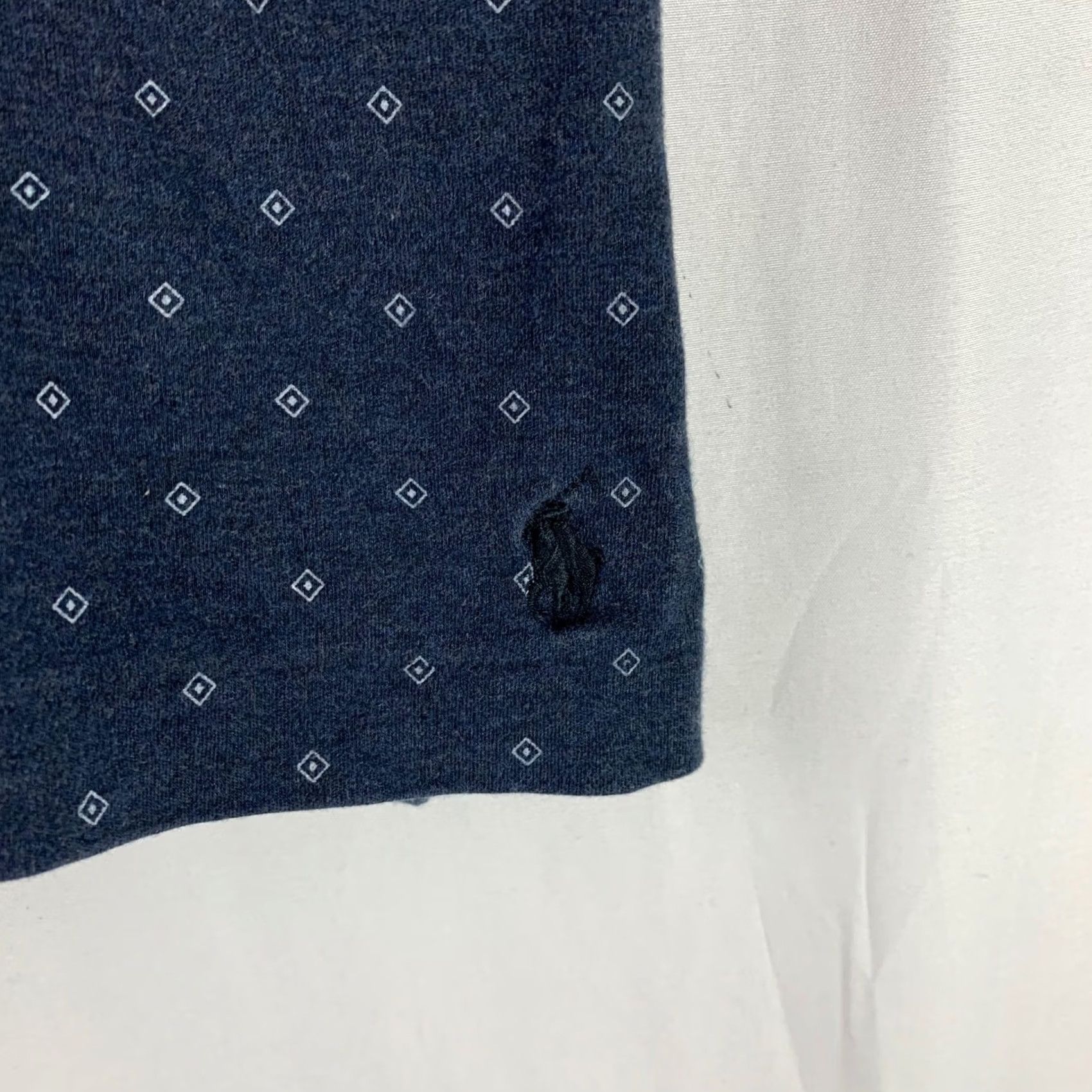 Polo Ralph Lauren Polo Ralph Lauren Polo Shirt Mens XL Navy Blue Geometric Diamond Classic Fit Shirt Mens XL Navy Blue Geometric Diamond Classic Fit Embroidered Logo Size US XL / EU 56 / 4 - 4 Thumbnail
