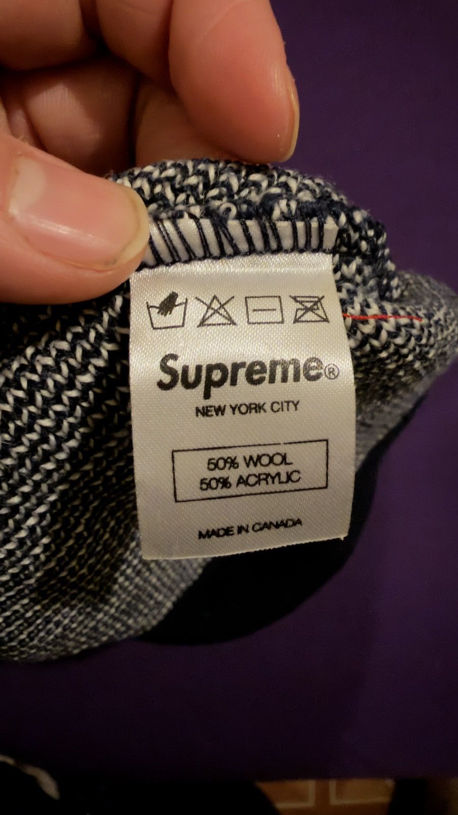 Playboy × Supreme Supreme X Playboy S/S 2011 Navy Beanie Size ONE SIZE - 4 Thumbnail