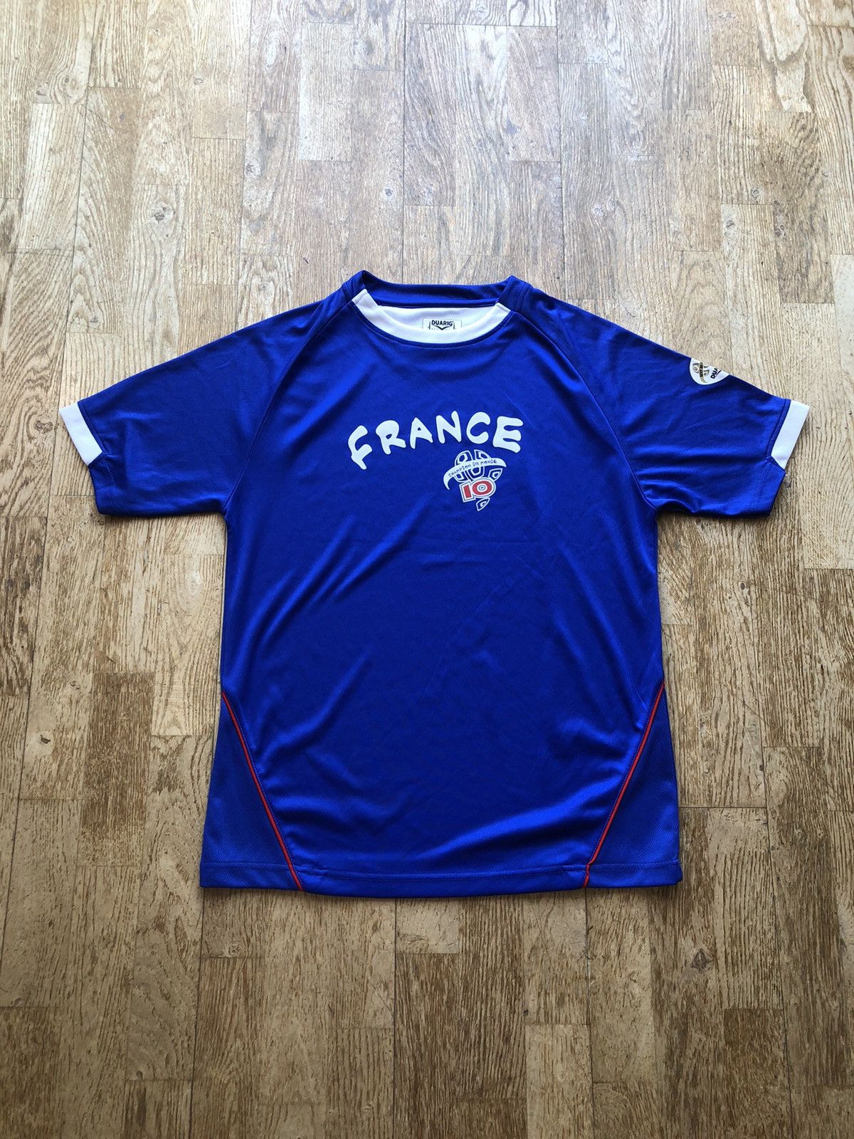 Vintage RARE FRANCE FOOTBALL VINTAGE 2000s SOCCER JERSEY SHIRT Size US L / EU 52-54 / 3 - 1 Thumbnail
