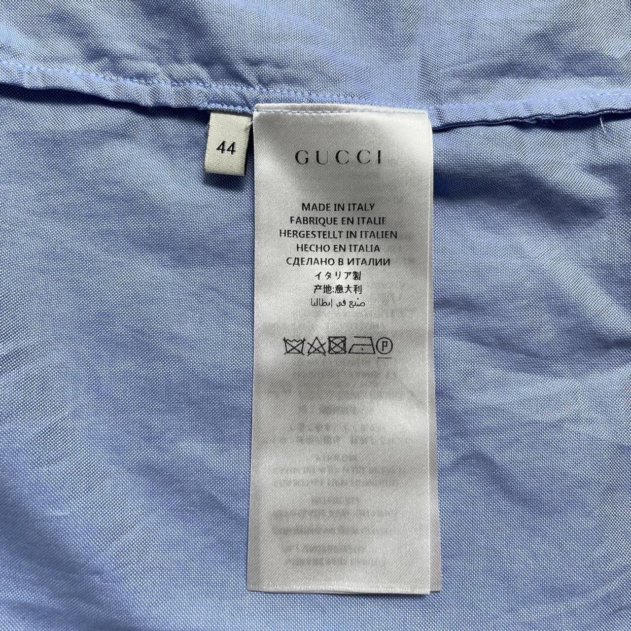 Gucci Gucci Blue short-sleeved shirt 2501-Nextarrow Size US S / EU 44-46 / 1 - 4 Thumbnail