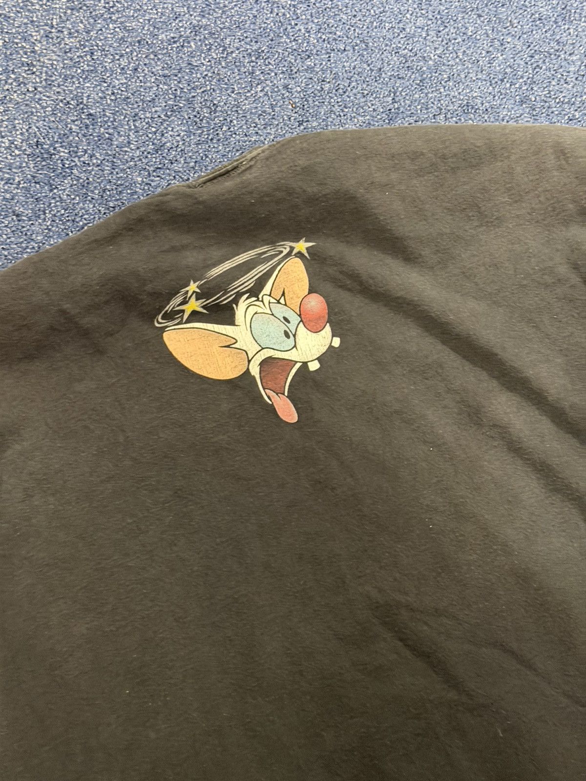 Vintage 1994 Pinky and The Brian Cartoon TV Show T-shirt Size US XL / EU 56 / 4 - 7 Thumbnail