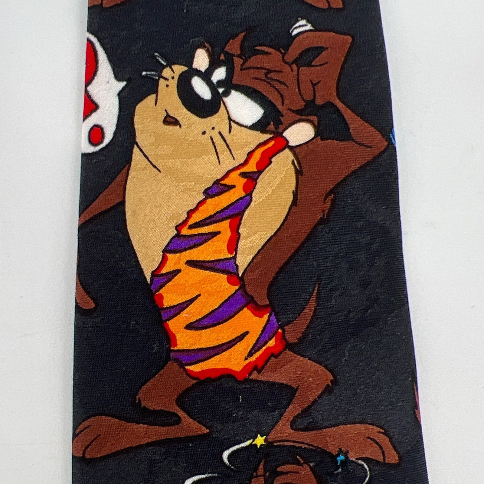 Vintage × Warner Bros 90s Taz Tasmanian Devil Looney Tunes neck tie 1990s vintage Size ONE SIZE - 7 Thumbnail