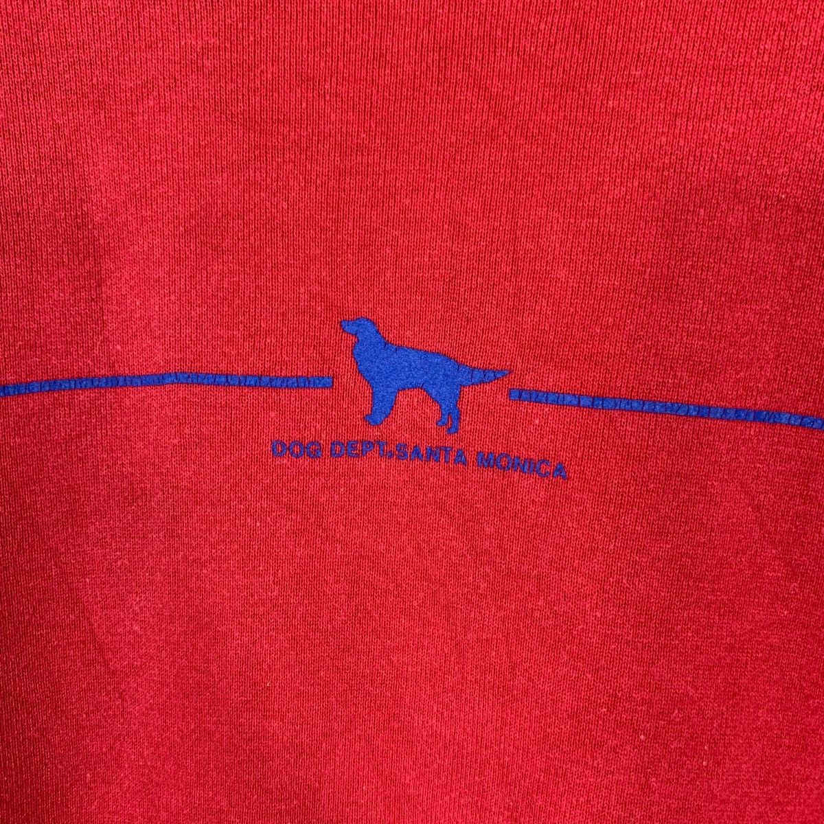 Vintage DOG DEPT Santa Monica Red Crewneck Sweatshirt #2421-C108 Size US M / EU 48-50 / 2 - 10 Thumbnail