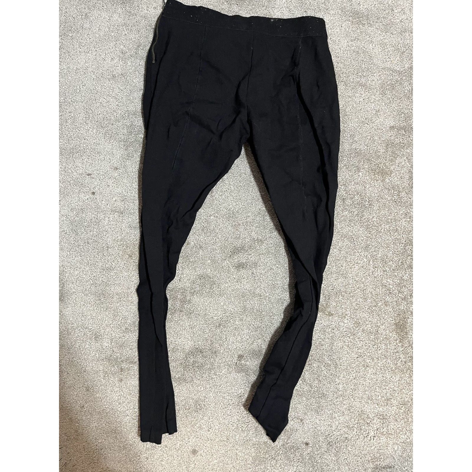 J.Crew J Crew Womens 10 The Gigi Pant Black Ponte Knit Skinny Leg Side Zip Pants Size 32" / US 10 / IT 46 - 3 Thumbnail