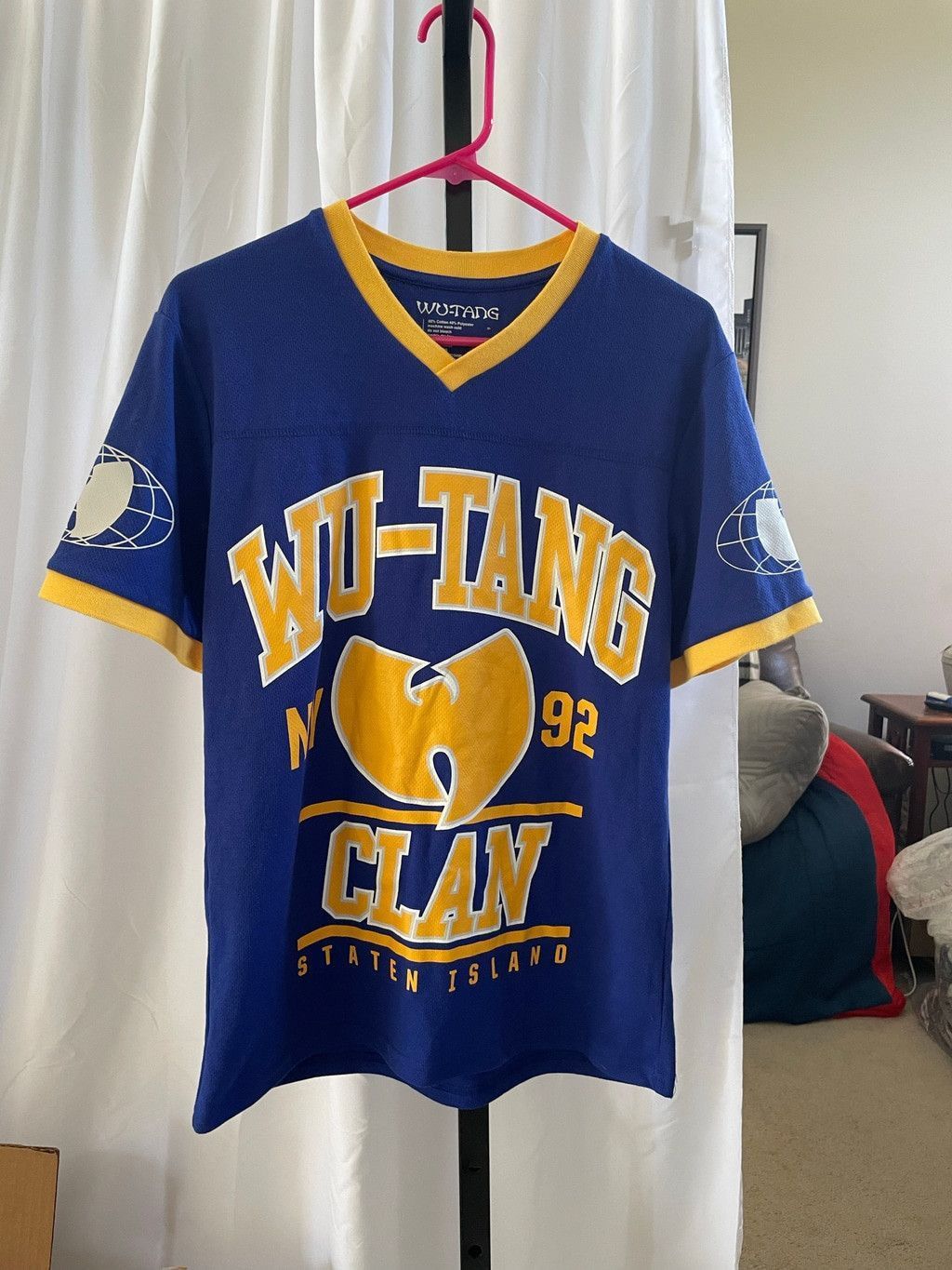Vintage × Wu-Tang Clan Wu Tang Clan 36 Jersey button up black