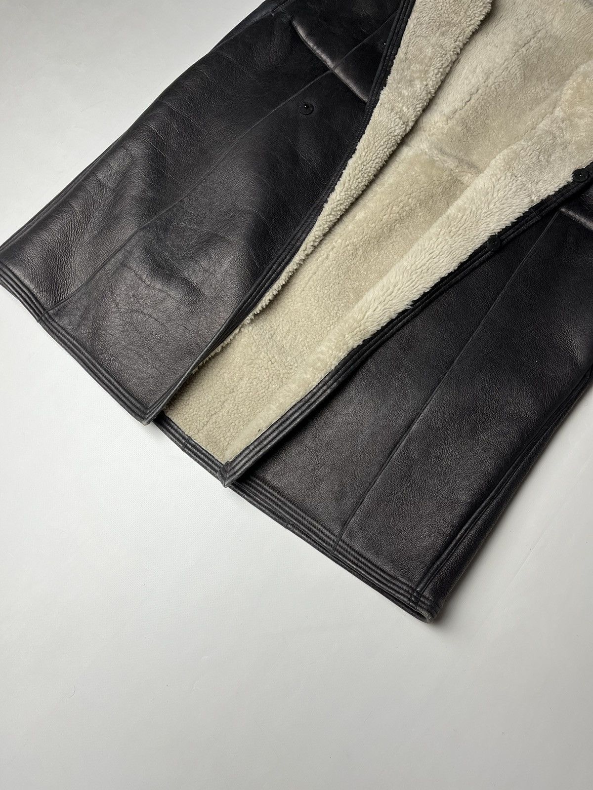 Rick Owens Rick Owen’s Sphinx F/W 15 Leather Jacket Size M / US 6-8 / IT 42-44 - 3 Thumbnail