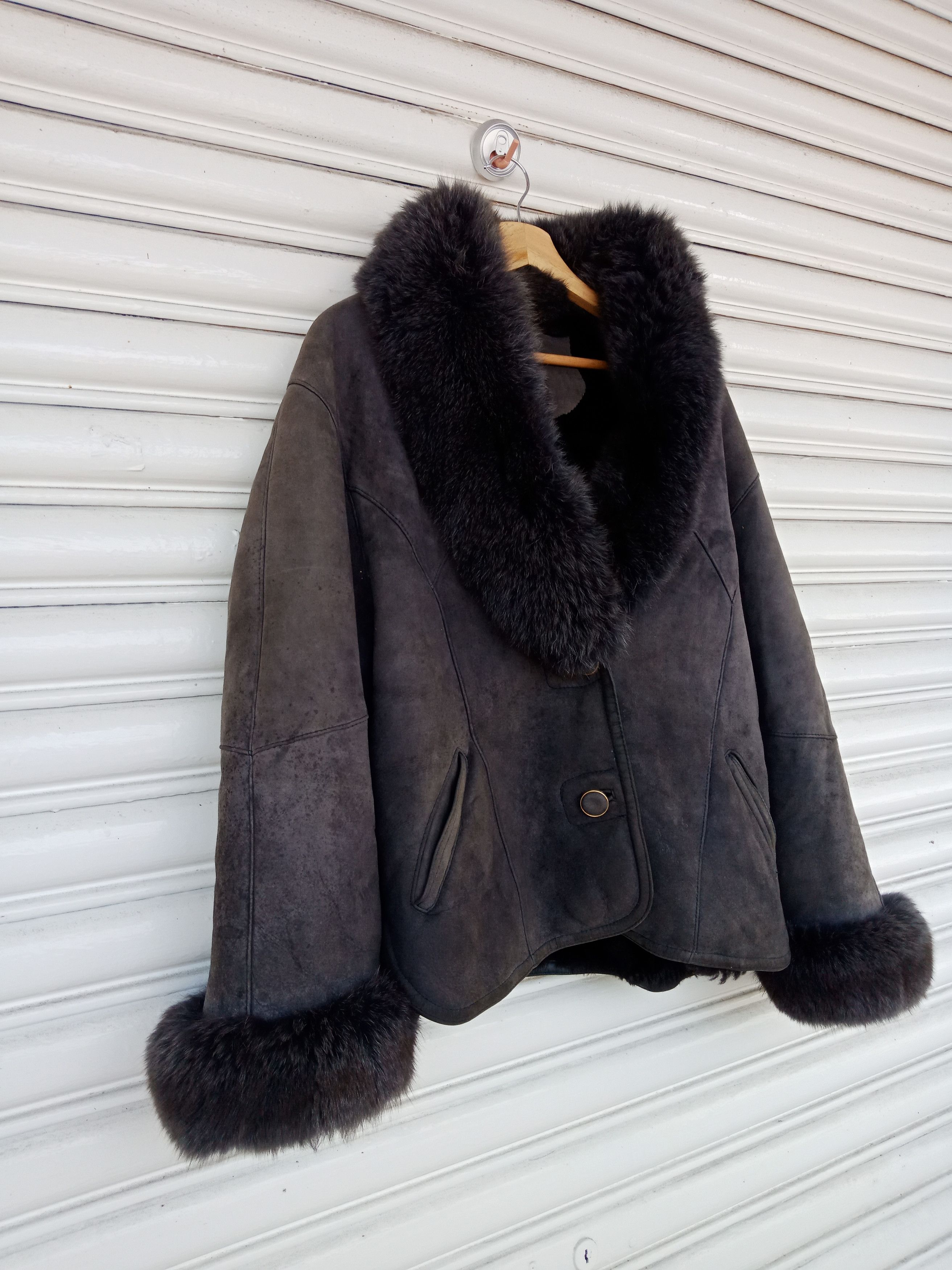 Leather Shearling High Collection Nuero Leather Mohair Size US L / EU 52-54 / 3 - 5 Thumbnail