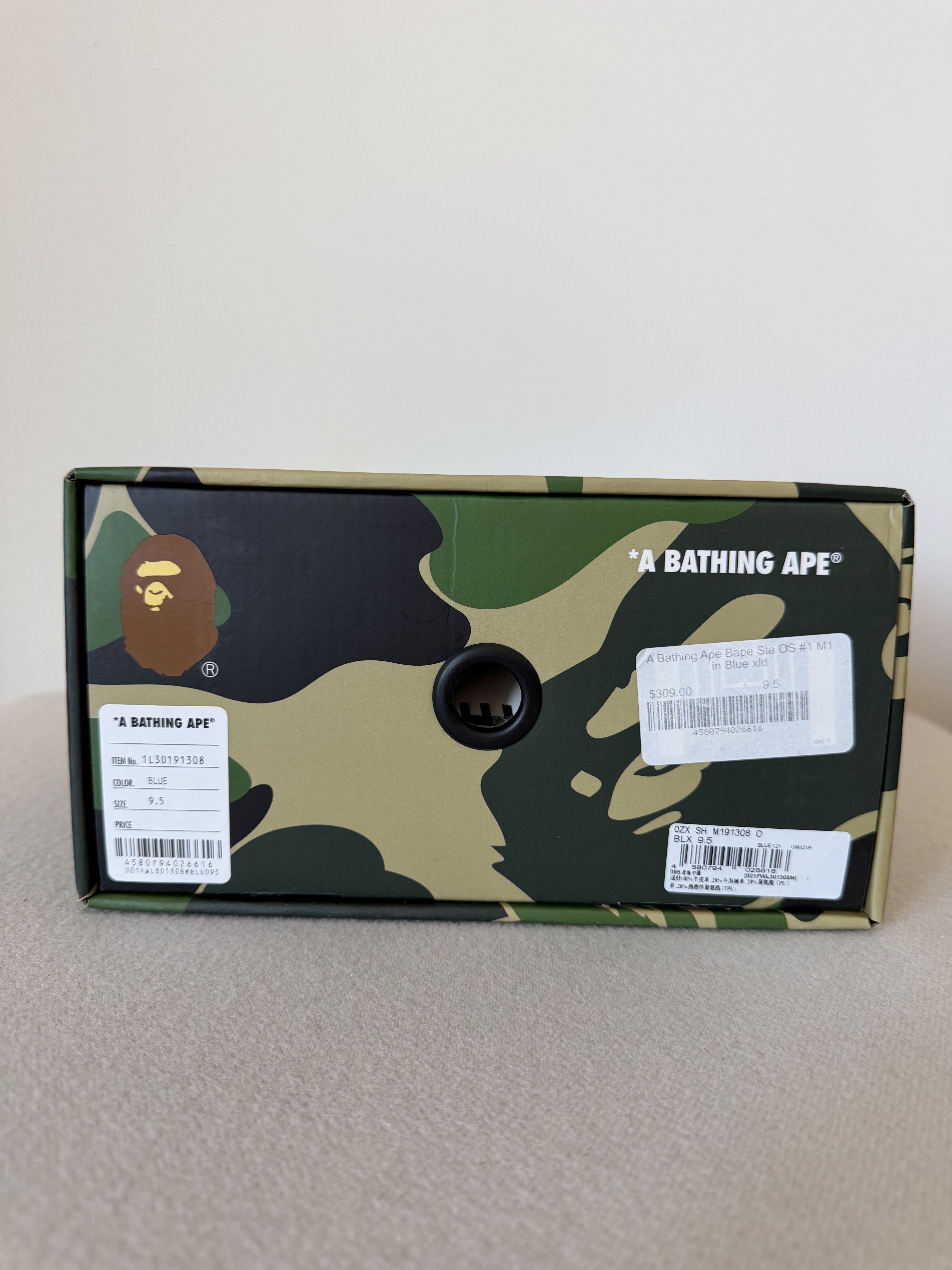 Bape Bape Sta OS #1 Sneakers in Blue Camo Size US 9.5 / EU 42-43 - 8 Thumbnail