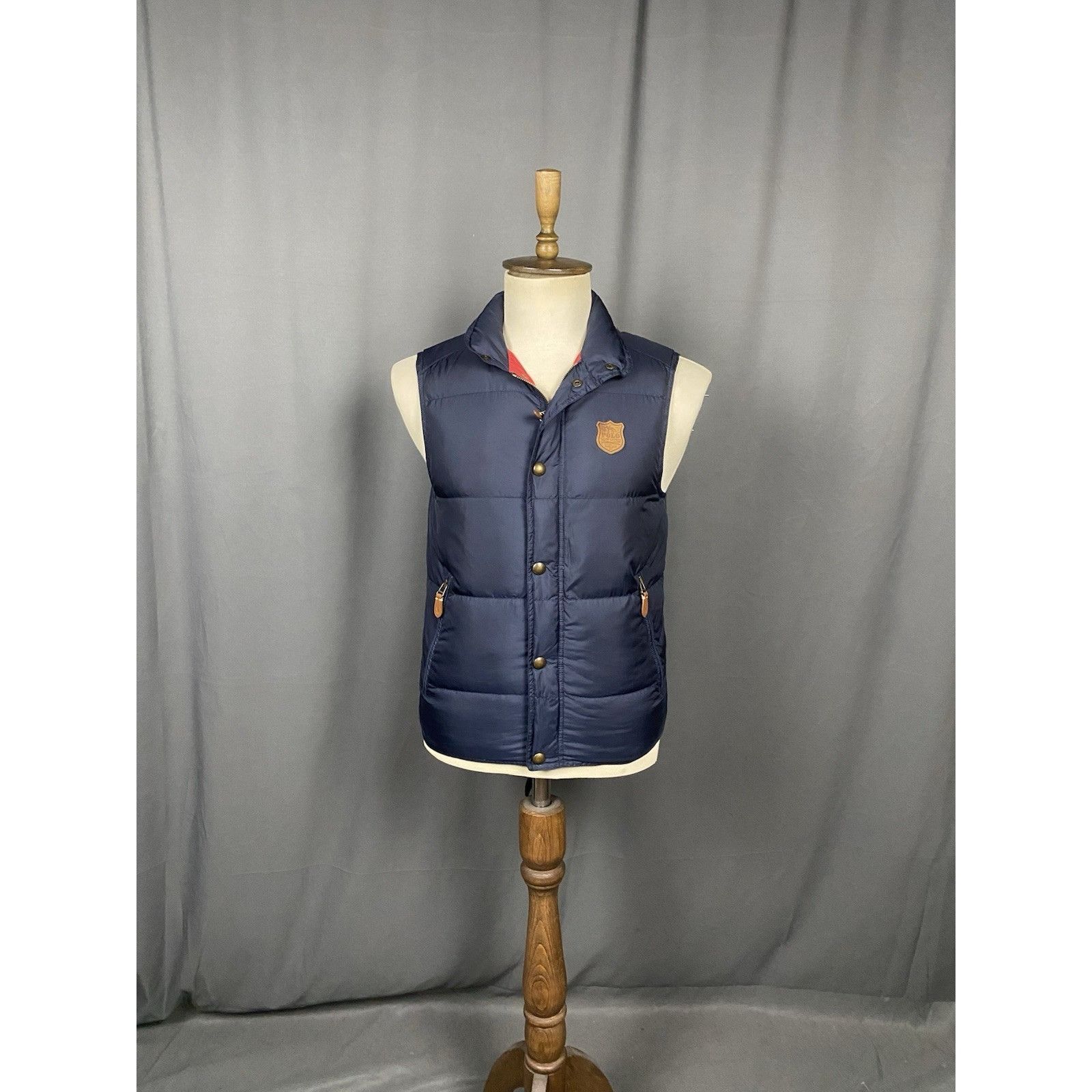 Polo Ralph Lauren Polo by Ralph Lauren Vintage Men's Blue Down Insulated Vest Size US S / EU 44-46 / 1 - 3 Thumbnail