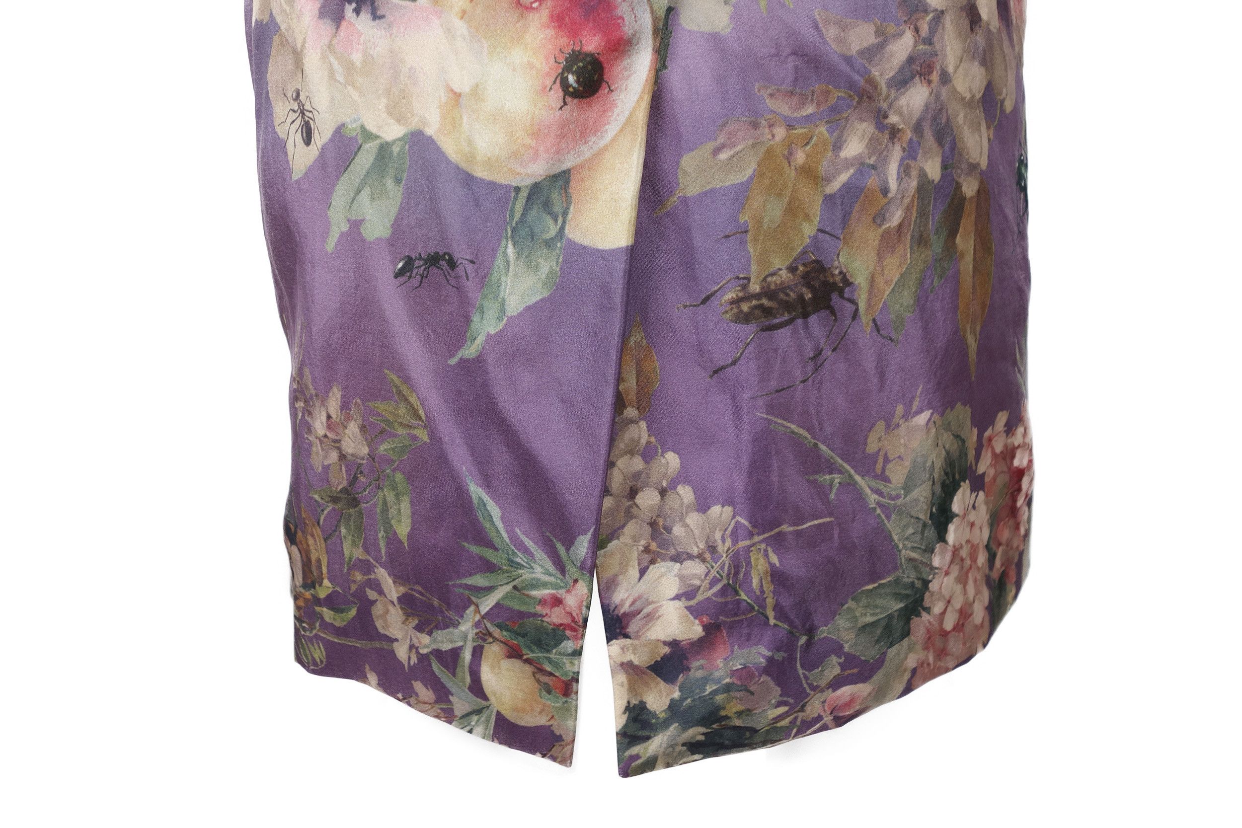 Jean Paul Gaultier Jean Paul Gaultier Floral Print Silk Belted Dress Vintage Size M / US 6-8 / IT 42-44 - 12 Thumbnail