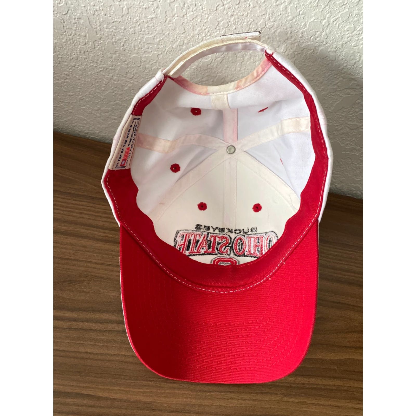 Top Of The World Top of the World Ohio State University Adjustable Baseball Cap Hat Mens White Vintage Solid Pattern Size S Size US S / EU 44-46 / 1 - 4 Thumbnail