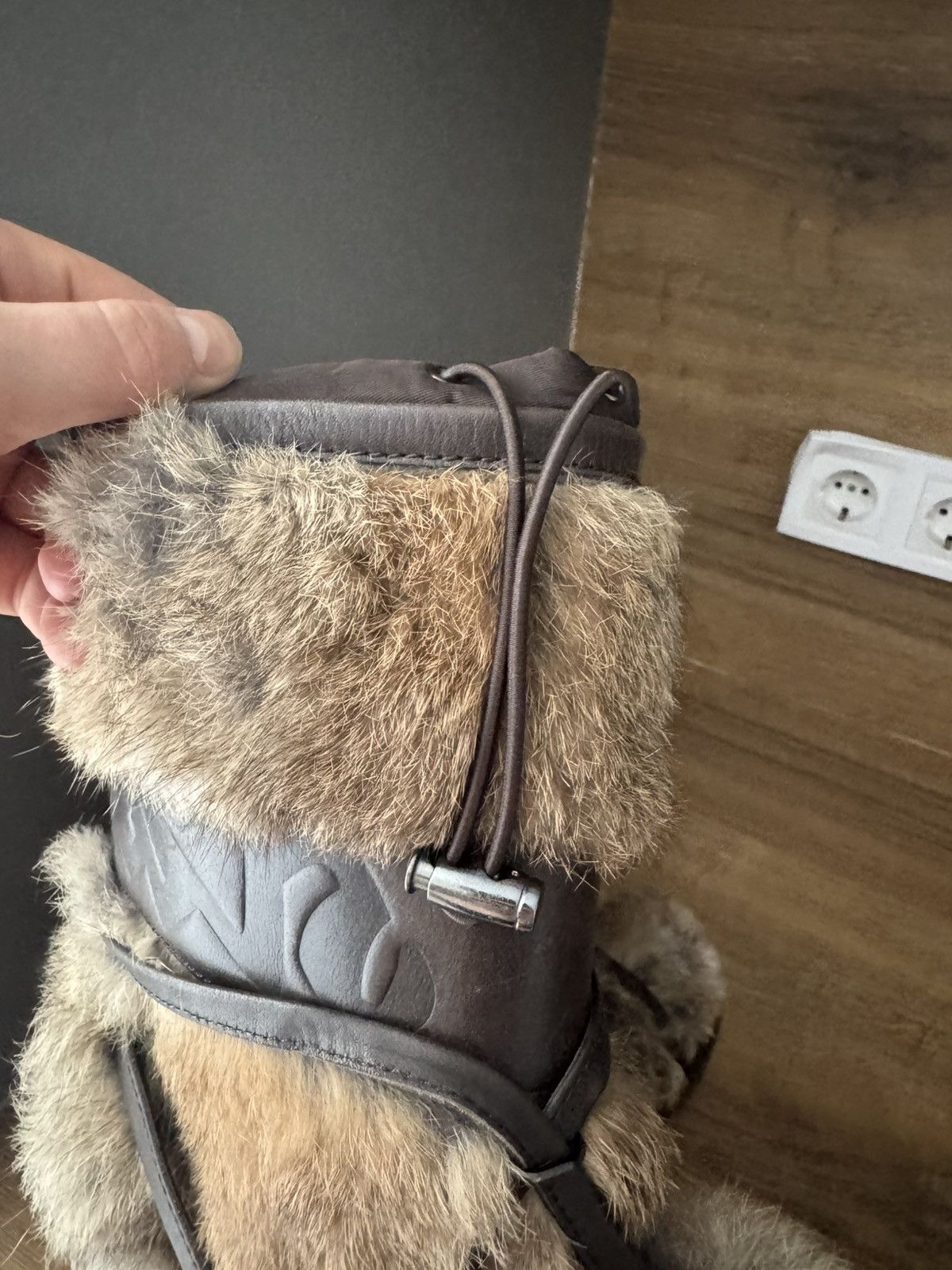 ASH 2000S ASH REAL RABBIT FUR BELTED BOOTS Size US 6 / IT 36 - 10 Thumbnail