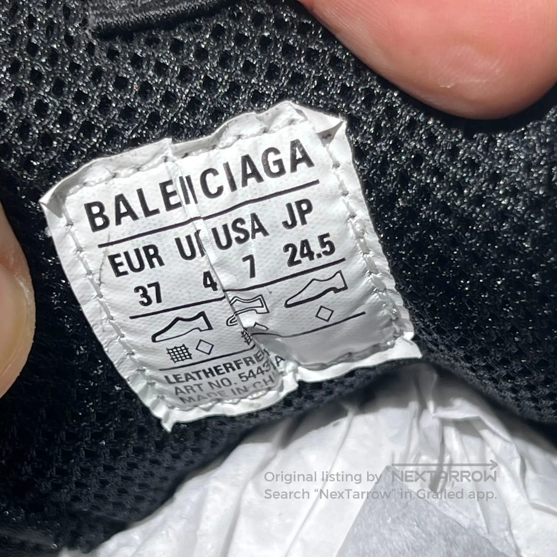 Balenciaga Balenciaga Black vintage dad shoes with a worn-out look Size US 6.5 / IT 36.5 - 8 Thumbnail