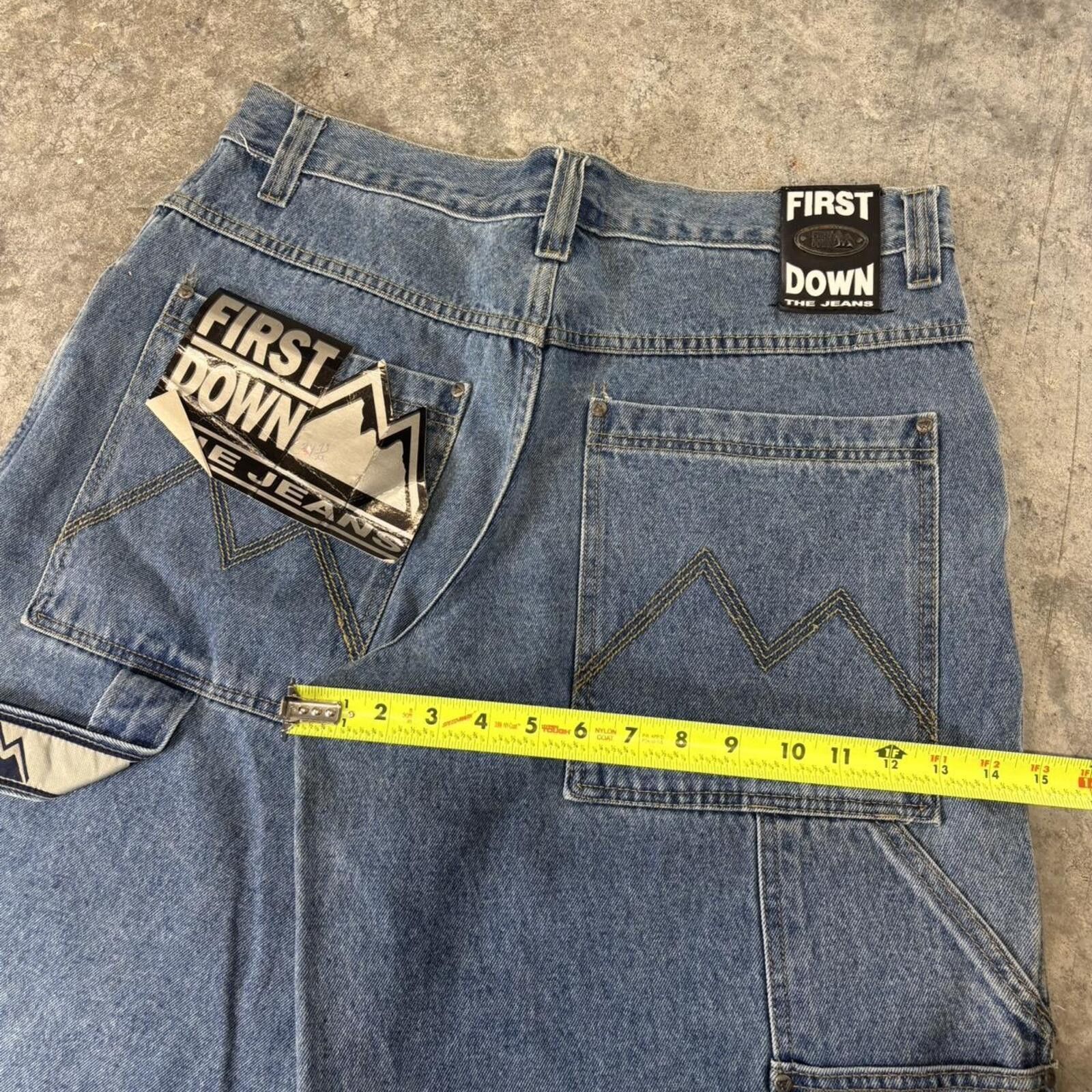 Southpole Y2K Wide Leg Baggy Alternative 2000s Jorts Size US 36 / EU 52 - 3 Thumbnail