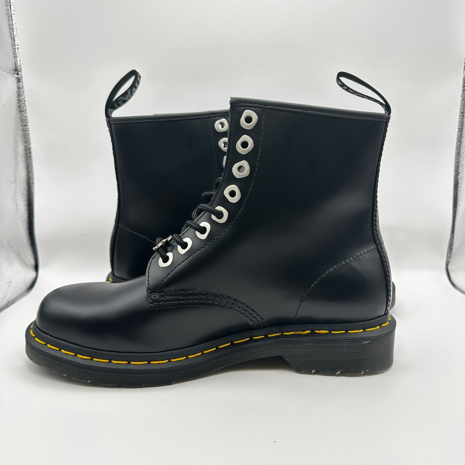 Dr. Martens Dr. Doc Martens 1460 Zip Smooth Leather Boots Black Size 8 Size US 8 / EU 41 - 4 Thumbnail