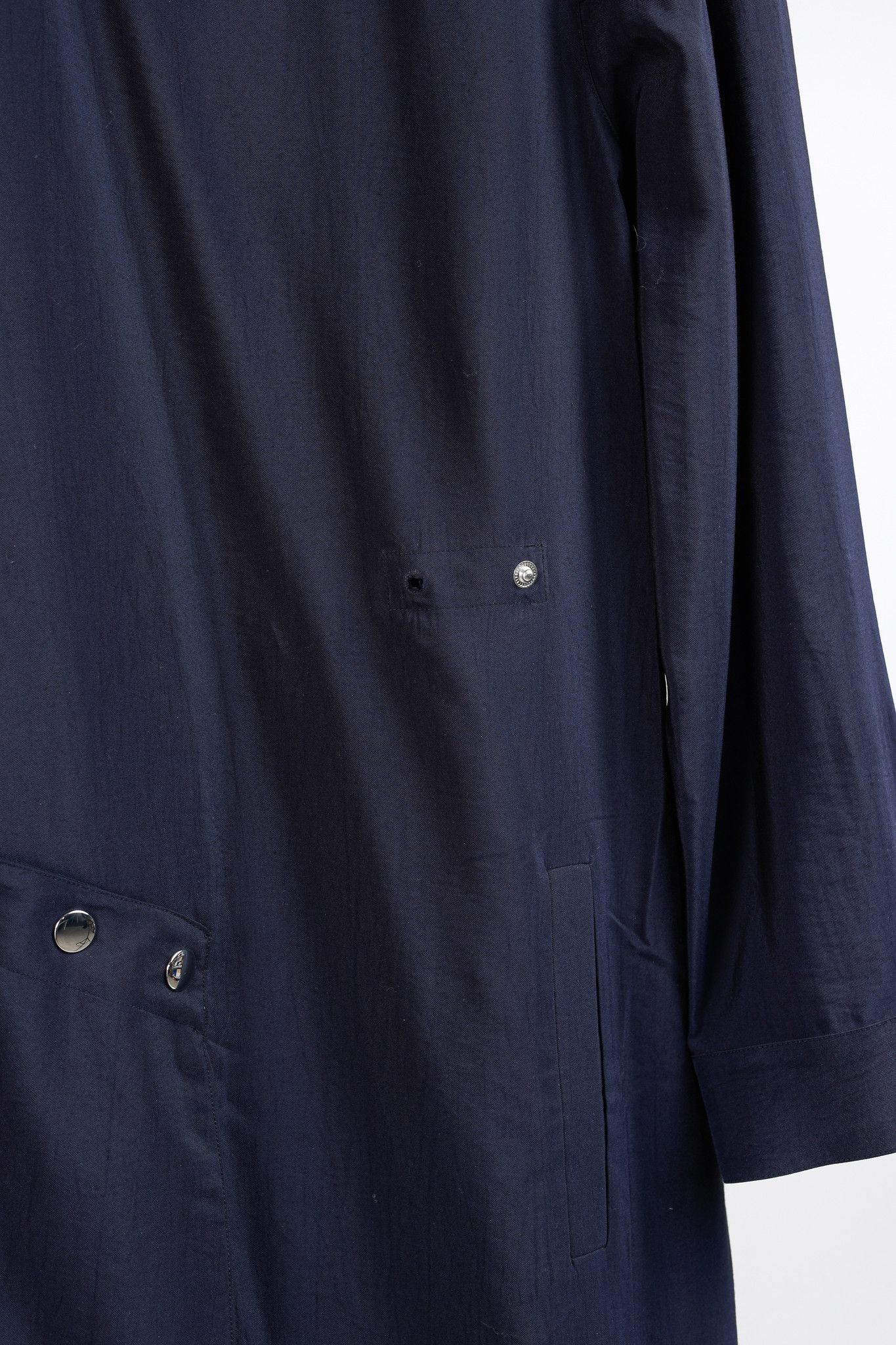 Tibi Tibi Asymmetric Flap Snap Detail Midnight Navy Maxi Dress Size S / US 4 / IT 40 - 8 Thumbnail