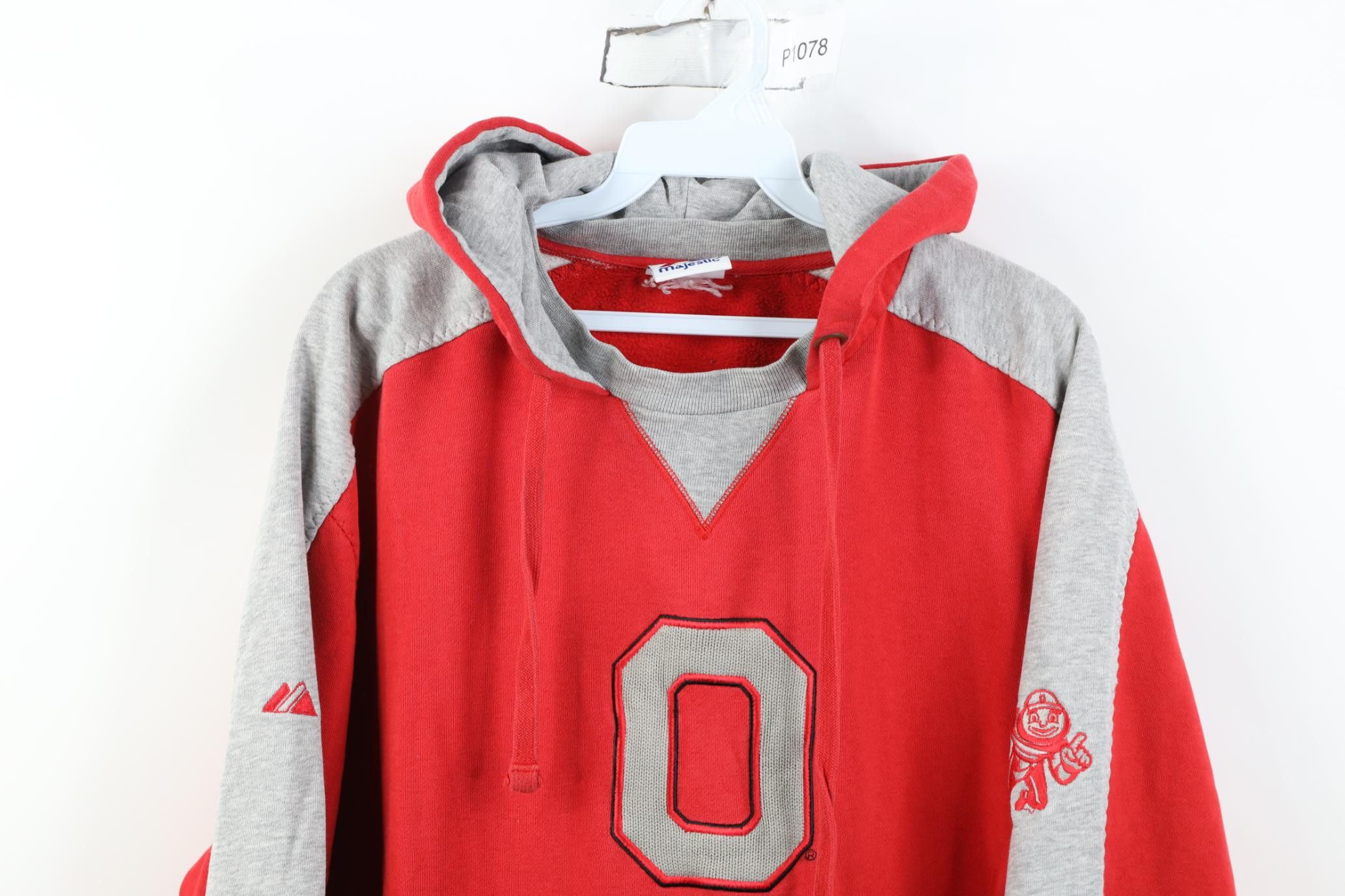 Majestic Vintage Majestic Ohio State University After Hood Hoodie Red Size US XL / EU 56 / 4 - 2 Thumbnail