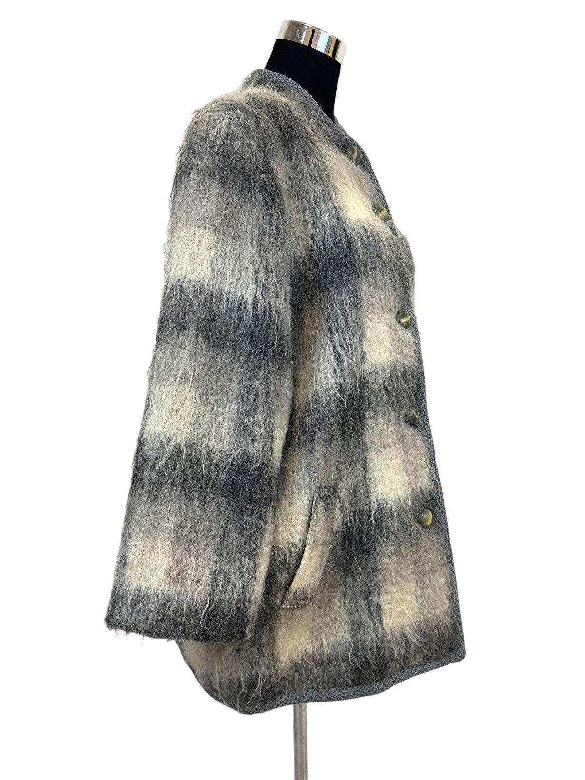 Syndicate Japanese Brand Mohair Jacket inspired By Kurt Cobain Size L / US 10 / IT 46 - 5 Thumbnail