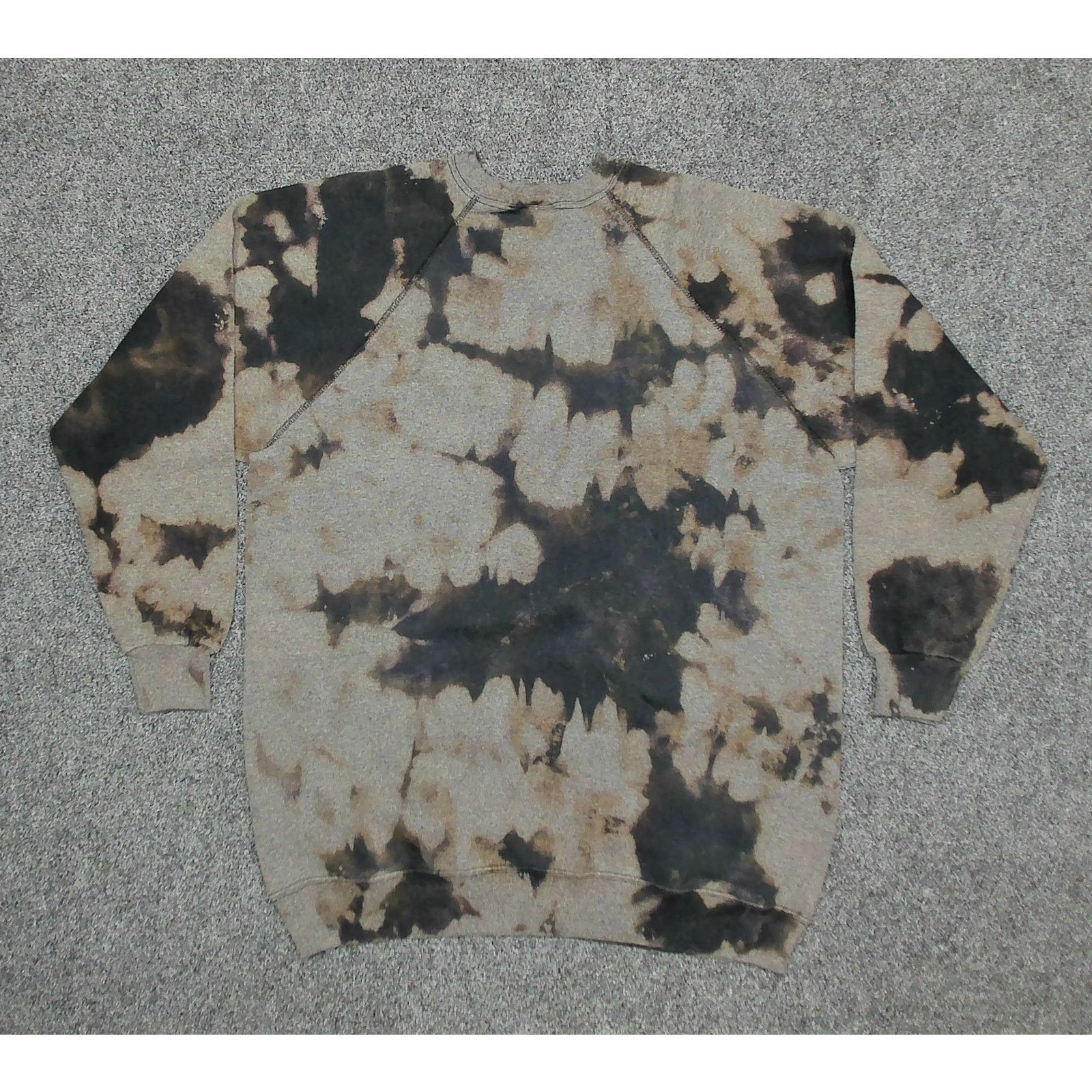 Tultex Vintage 90s Tultex Custom Reverse Bleach Sweatshirt Size XL / US 12-14 / IT 48-50 - 5 Thumbnail
