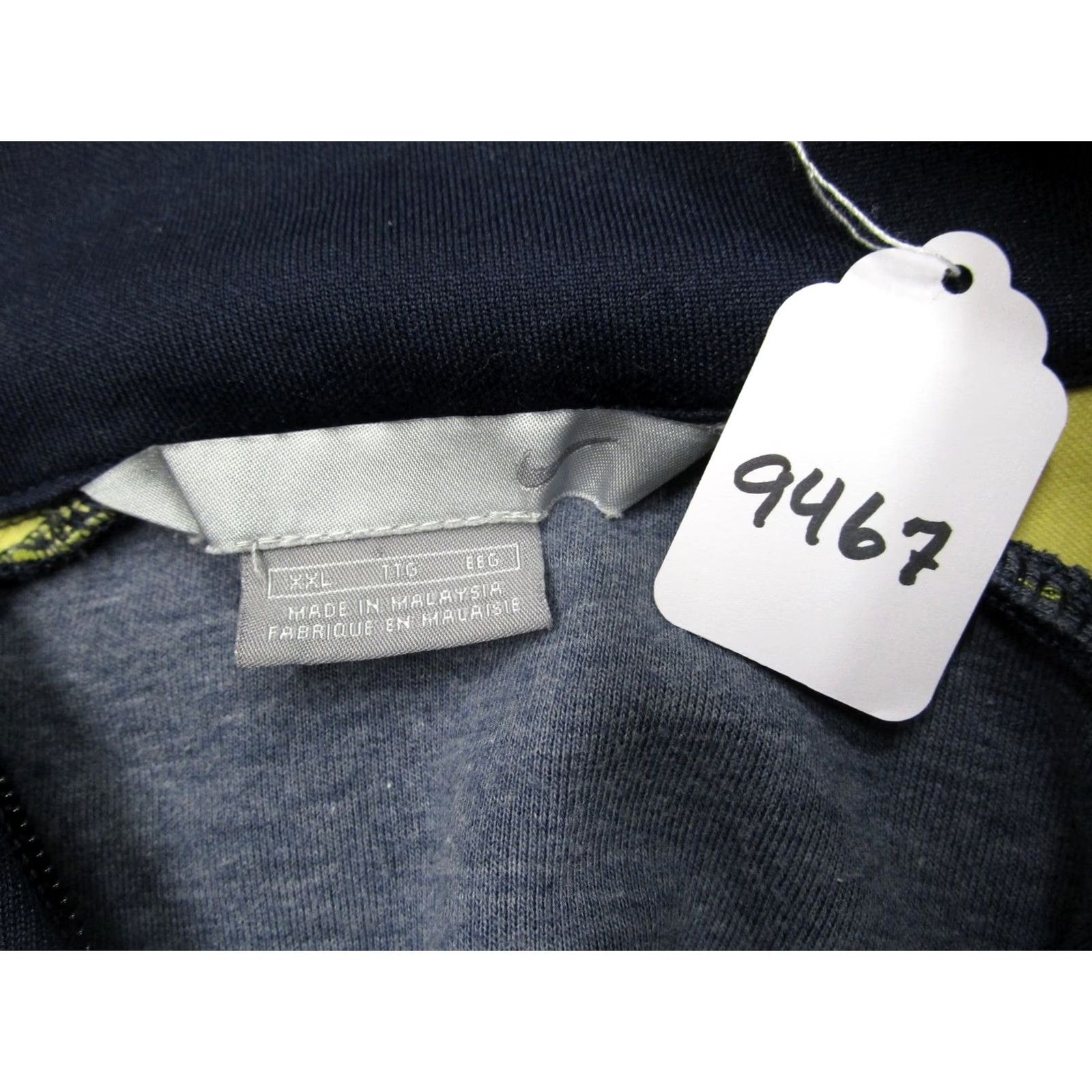 Nike VINTAGE Nike Jacket Men 2XL Blue Yellow Full Zip Track Windbreaker Retro Swoosh Jacket Mens Long Sleeve Striped Pattern Bre... Size US XXL / EU 58 / 5 - 8 Thumbnail