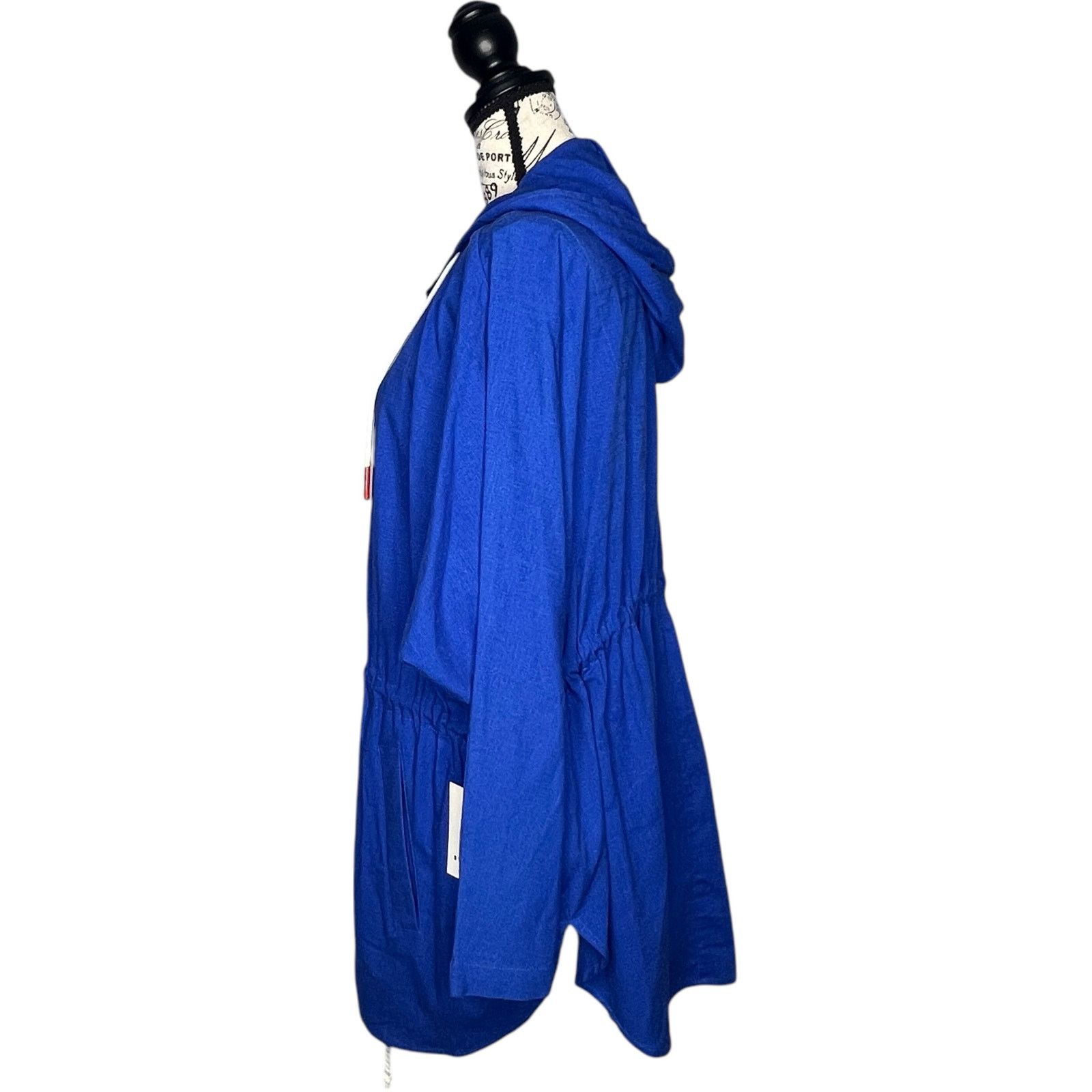 Other Gemma Oversized Linen Cargo Hooded Jacket Coat Size S / US 4 / IT 40 - 3 Thumbnail