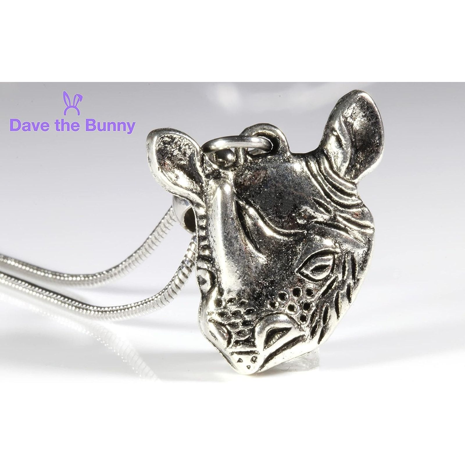 & Other Stories Rhinoceros Necklace - Animal Lover Gifts Size ONE SIZE - 4 Thumbnail