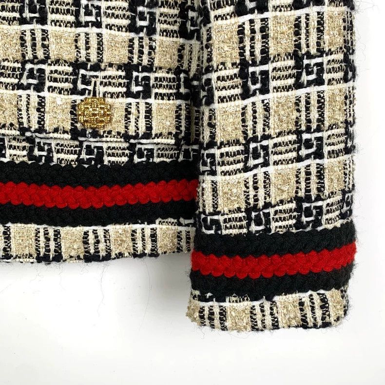 Gucci Gucci Size 38 Jaccard full-print round-neck single-breasted Size US XS / EU 42 / 0 - 4 Thumbnail