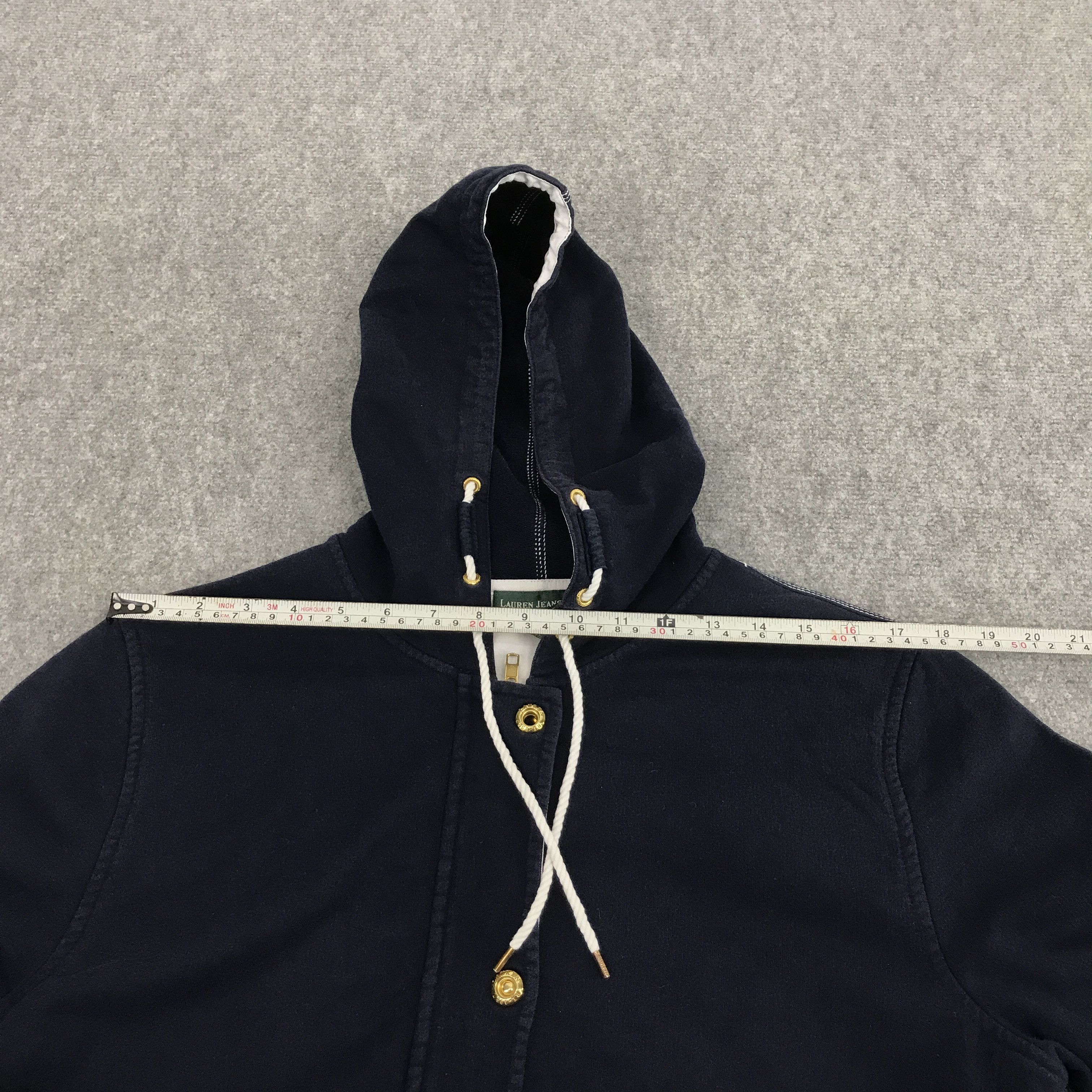 Polo Ralph Lauren × Ralph Lauren × Vintage Ralph Lauren jeans co up zipper hoodie jacket Size US L / EU 52-54 / 3 - 9 Thumbnail