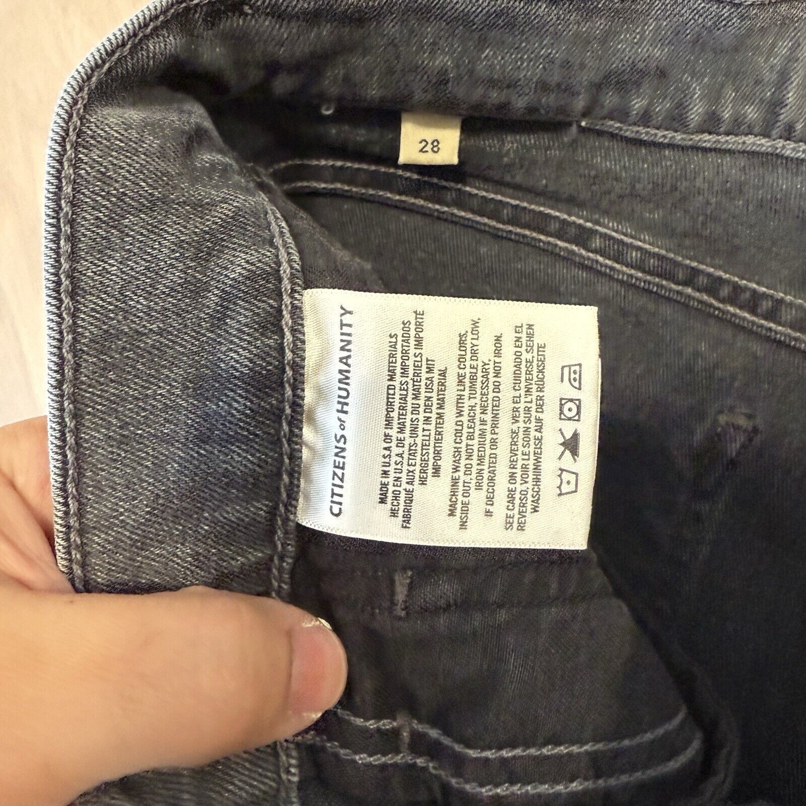 Citizens Of Humanity Citizens of Humanity Jeans Women's 28 Black Premium Vintage Size 28" / US 6 / IT 42 - 7 Thumbnail