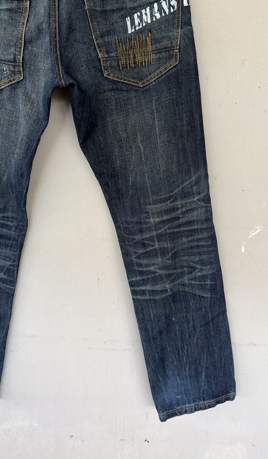 Japanese Brand Japanese Le Mans Streetwear Distressed Denim Size US 32 / EU 48 - 12 Thumbnail