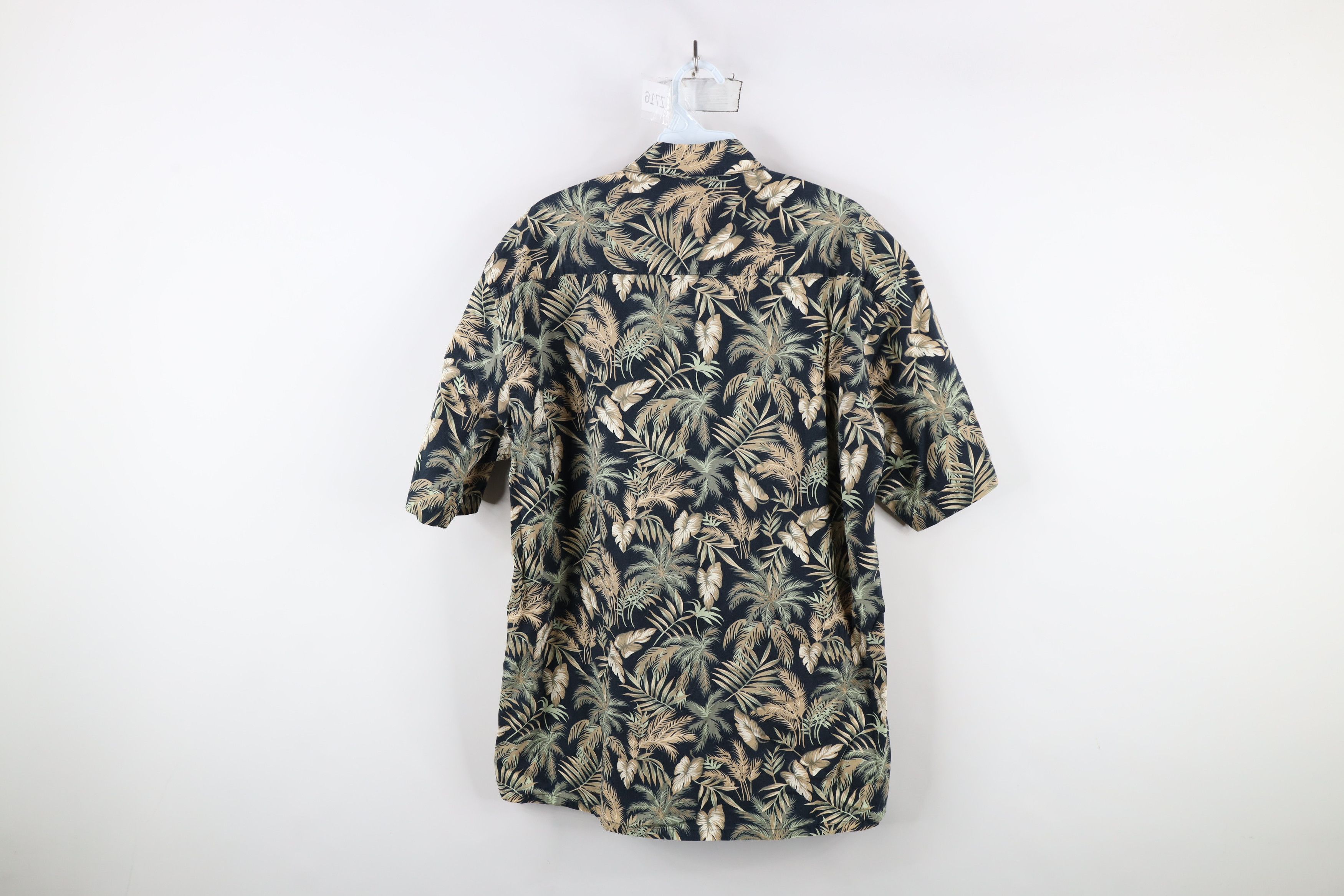 Pierre Cardin × Vintage Vtg 90s Pierre Cardin Palm Tree All Over Print Button Shirt Size US M / EU 48-50 / 2 - 7 Thumbnail