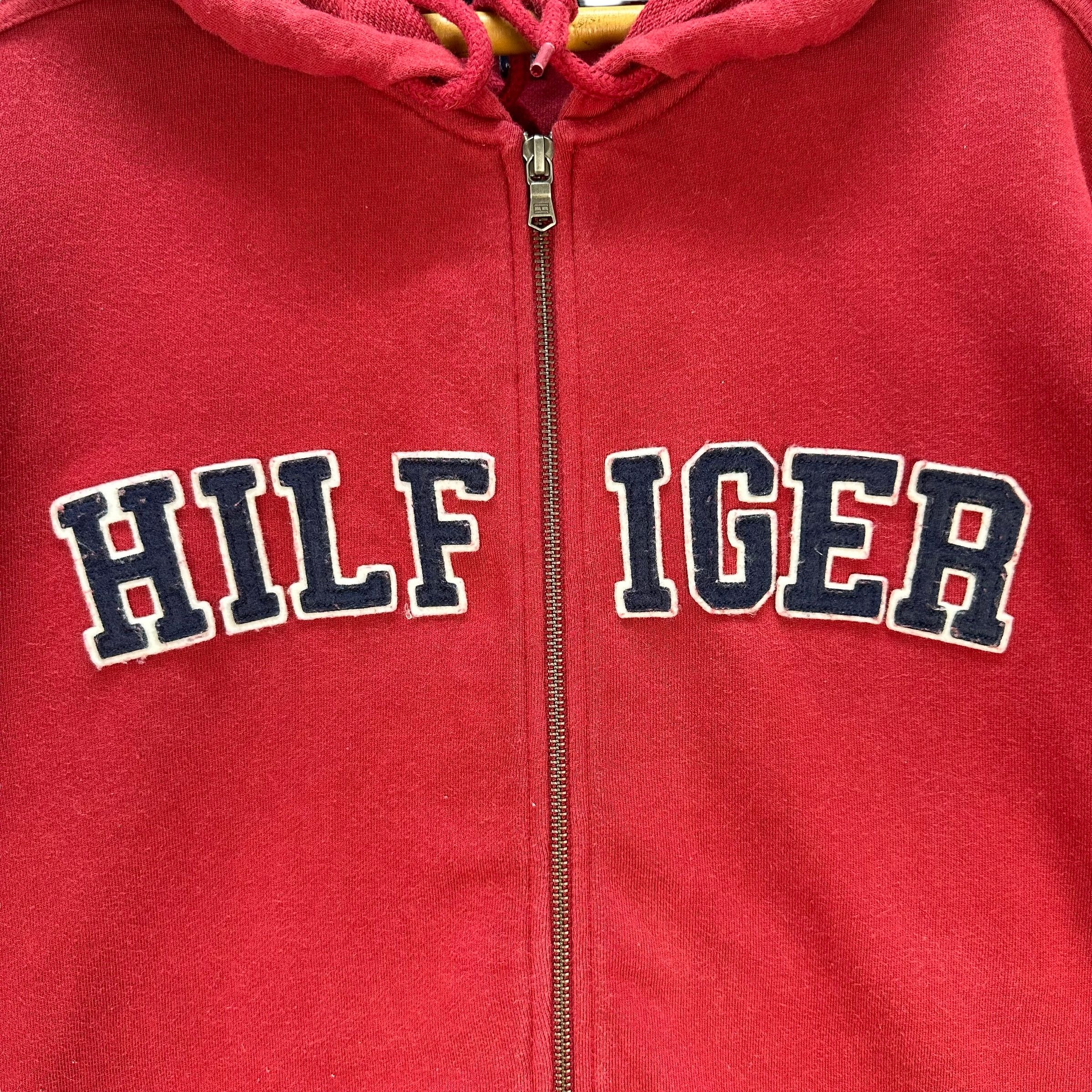 Tommy Hilfiger TOMMY HILFIGER SPELLOUT BIG LOGO ZIPPER HOODIES #8621-018 Size US XL / EU 56 / 4 - 3 Thumbnail