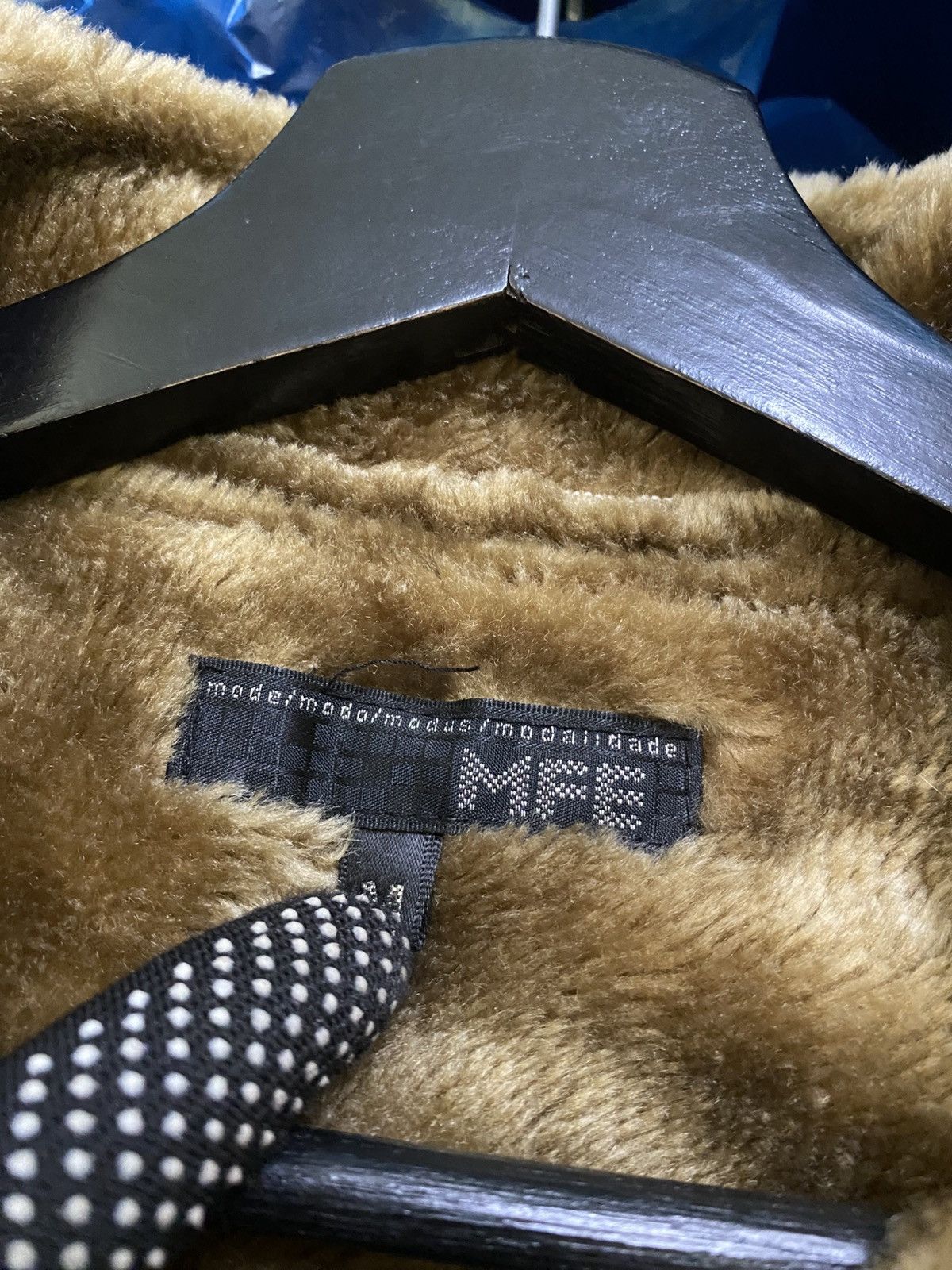 Japanese Brand Vintage MFE Faux Shearling Jacket - Men’s Tan Winter Size US S / EU 44-46 / 1 - 9 Thumbnail