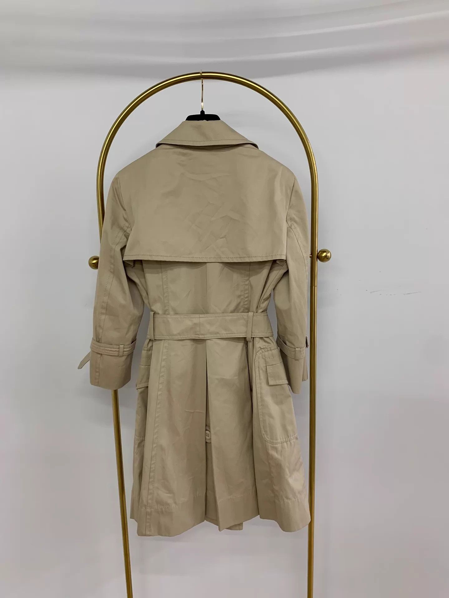 Max Mara Maxmara Double-Breasted Trench Coat 36 New Size S / US 4 / IT 40 - 3 Thumbnail