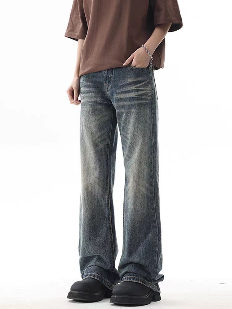 Japanese Brand × Jean Washed and textured distressed baggy jeans Size US 32 / EU 48 - 4 Thumbnail