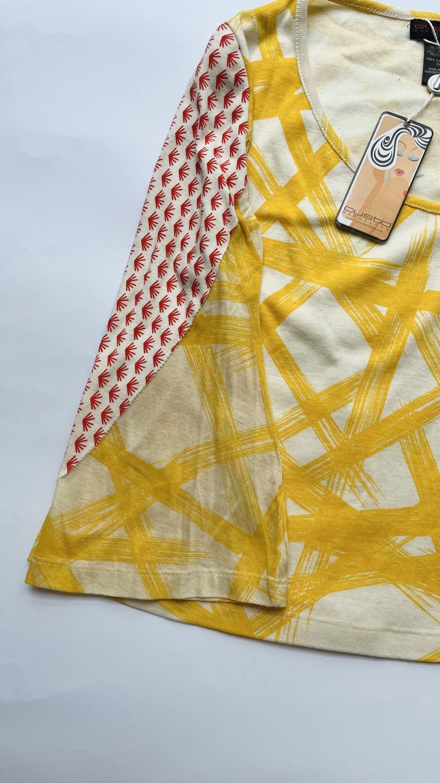 Custo Barcelona Custo Barcelona Patchwork Print Top Funk - Size L Size L / US 10 / IT 46 - 2 Thumbnail