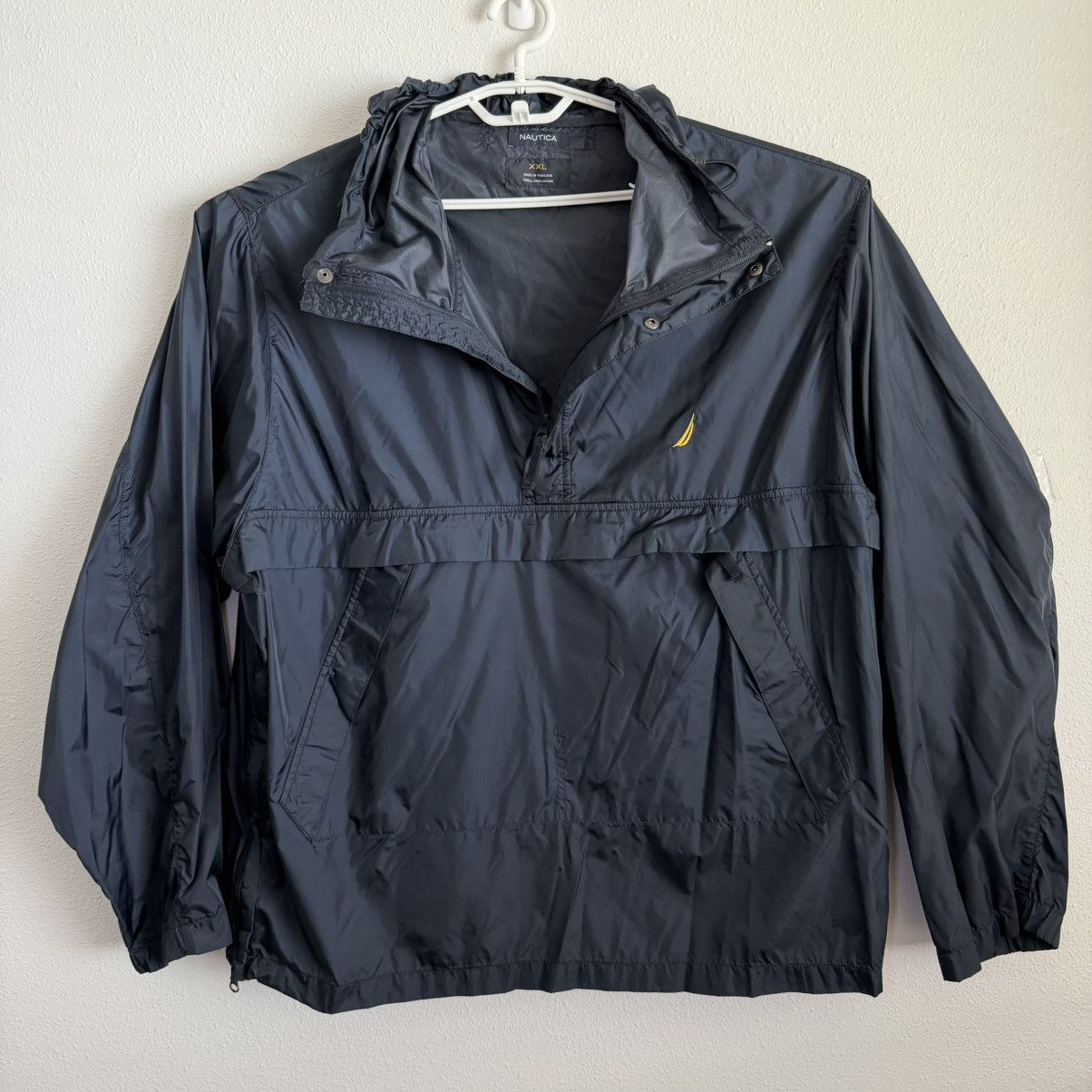 Nautica Vintage Nautica Hooded Windbreaker Jacket Men’s XXL Navy Size US XXL / EU 58 / 5 - 1 Thumbnail