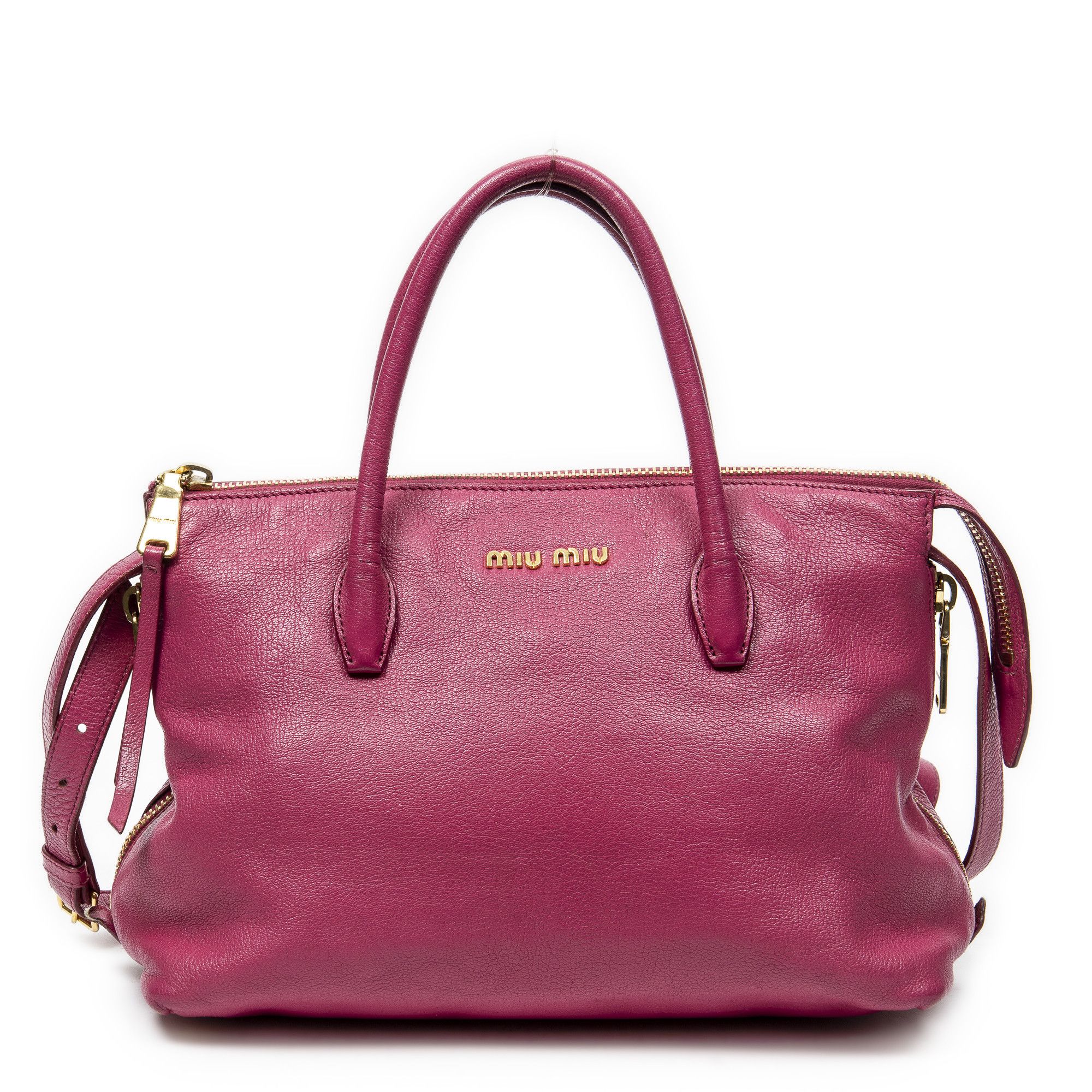 Miu Miu Convertible Side Zip Tote Size ONE SIZE - 1 Thumbnail