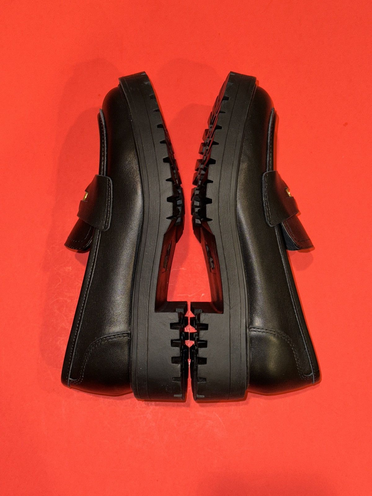 Other WYDR Sam Lucky Penny Leather Loafers Block Low Heel Slip On Size US 6.5 / IT 36.5 - 5 Thumbnail