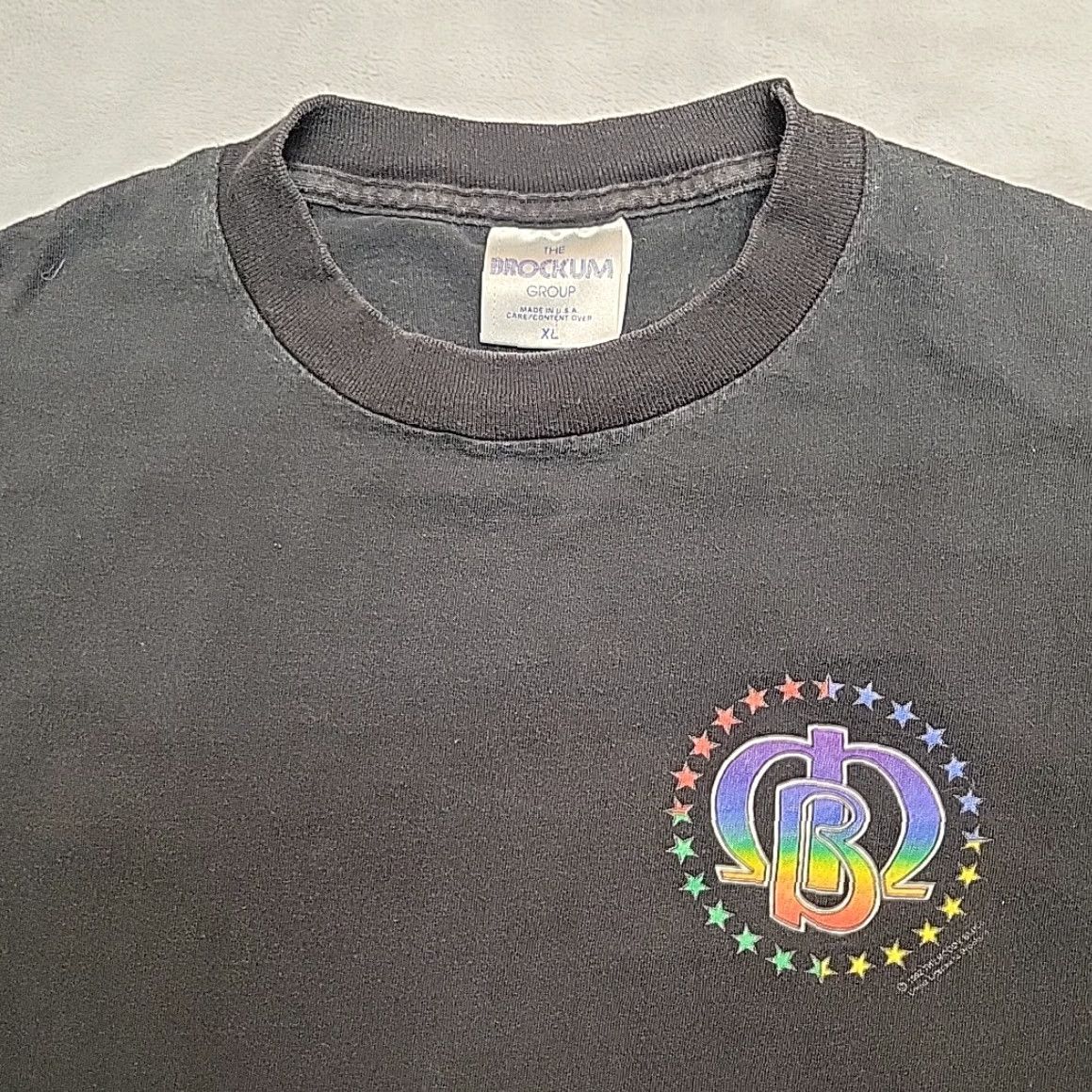 Vintage VINTAGE Brockum Moody Blues Shirt Men XL Black Crew Neck 90s TEE Made in USA Retro Size US XL / EU 56 / 4 - 2 Thumbnail
