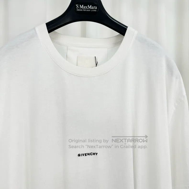 Givenchy Givenchy Embroidered letter print short-sleeve T-shirt Size US L / EU 52-54 / 3 - 3 Thumbnail