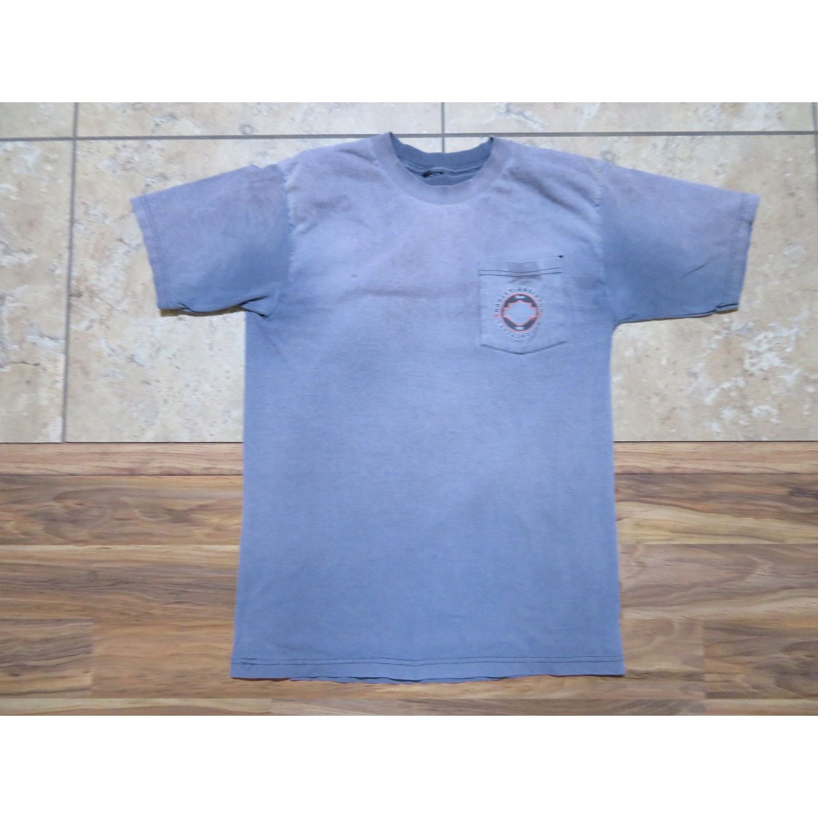 Harley Davidson Harley Davidson Michigan City IN Pocket T-Shirt Gray Sz L Size US L / EU 52-54 / 3 - 2 Thumbnail