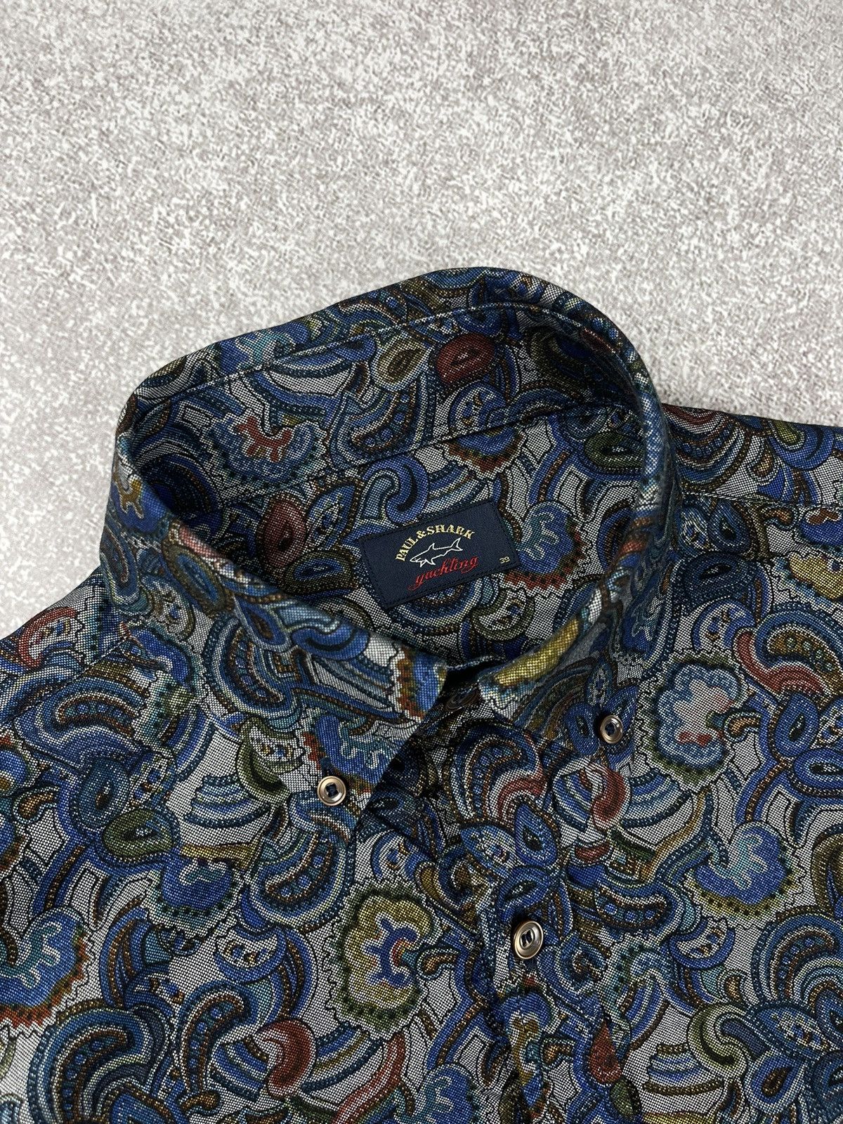 Paul & Shark Paul & Shark Printed Shirt Men’s Size US S / EU 44-46 / 1 - 5 Thumbnail